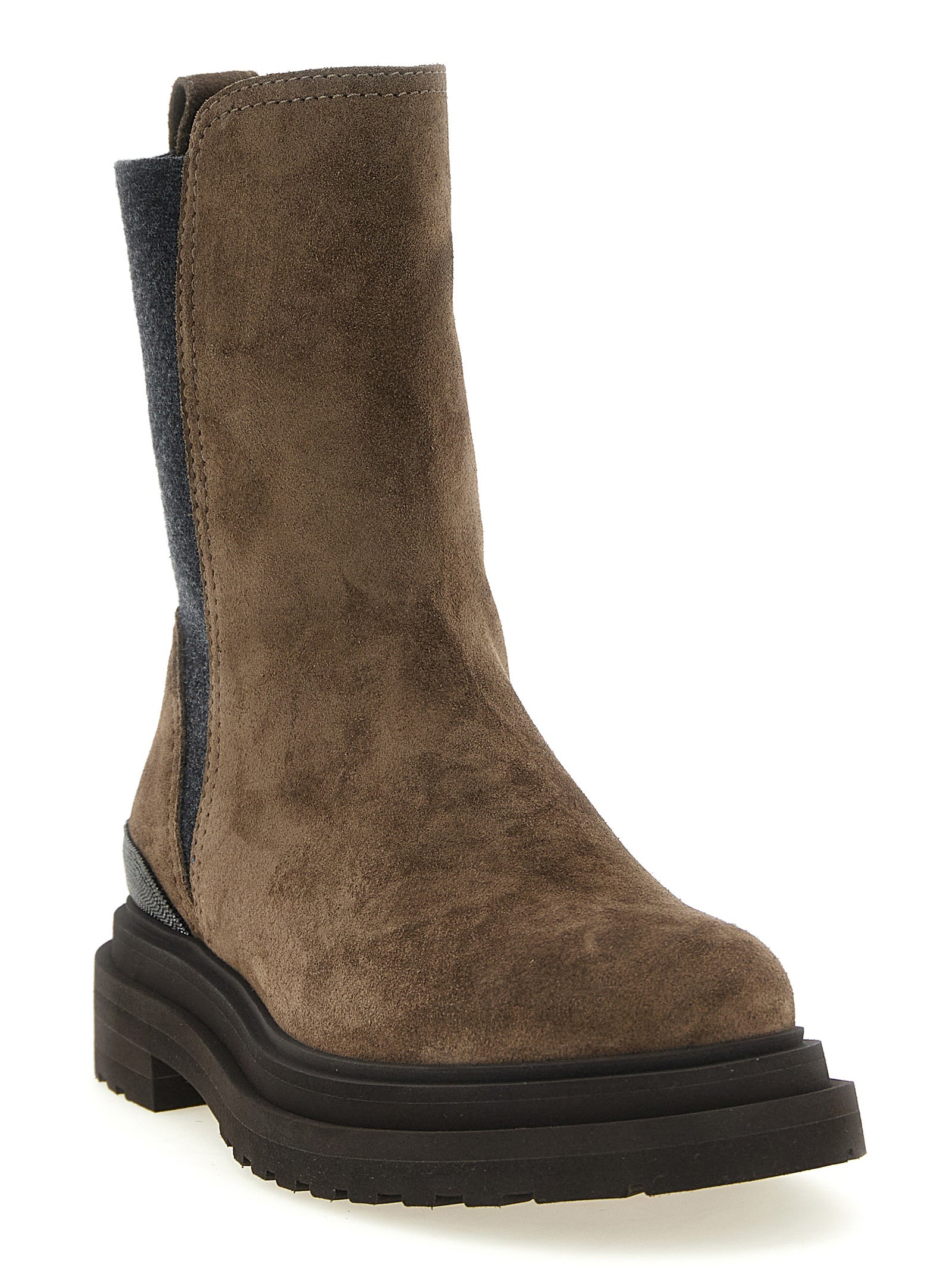 Brunello Cucinelli 'Precious Detail' Ankle Boots