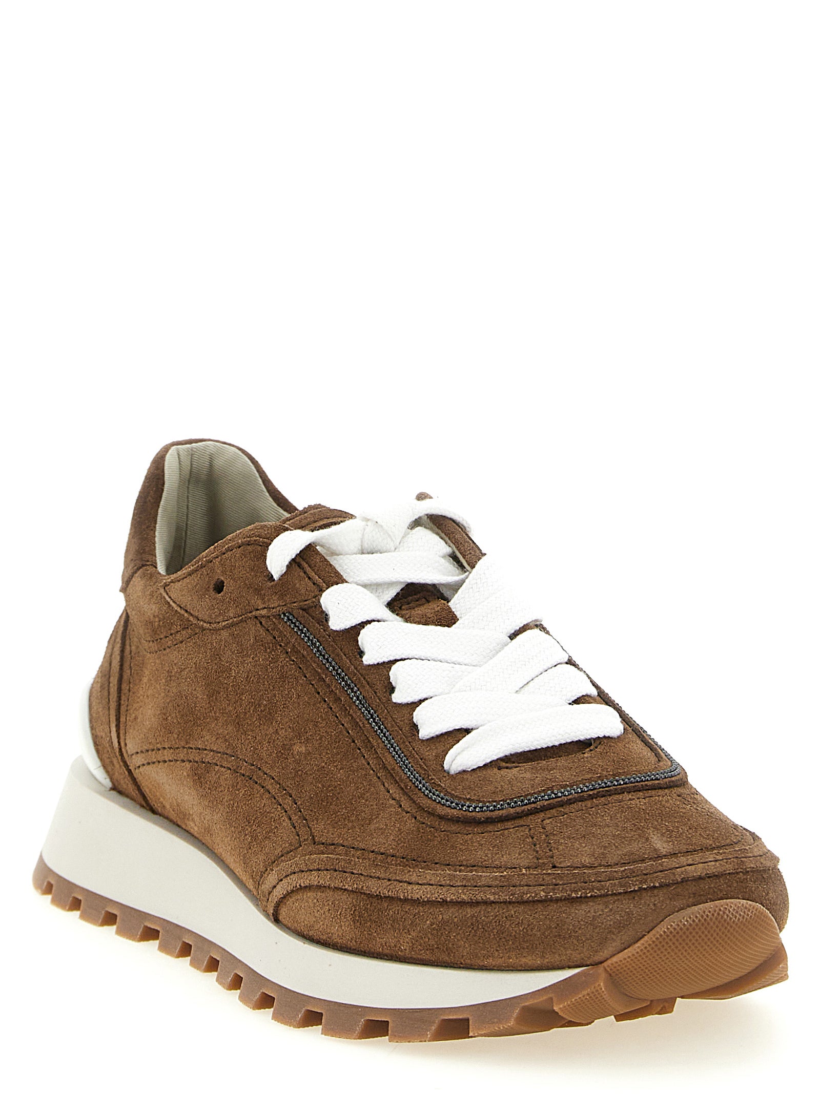 Brunello Cucinelli 'Monile' Suede Sneakers
