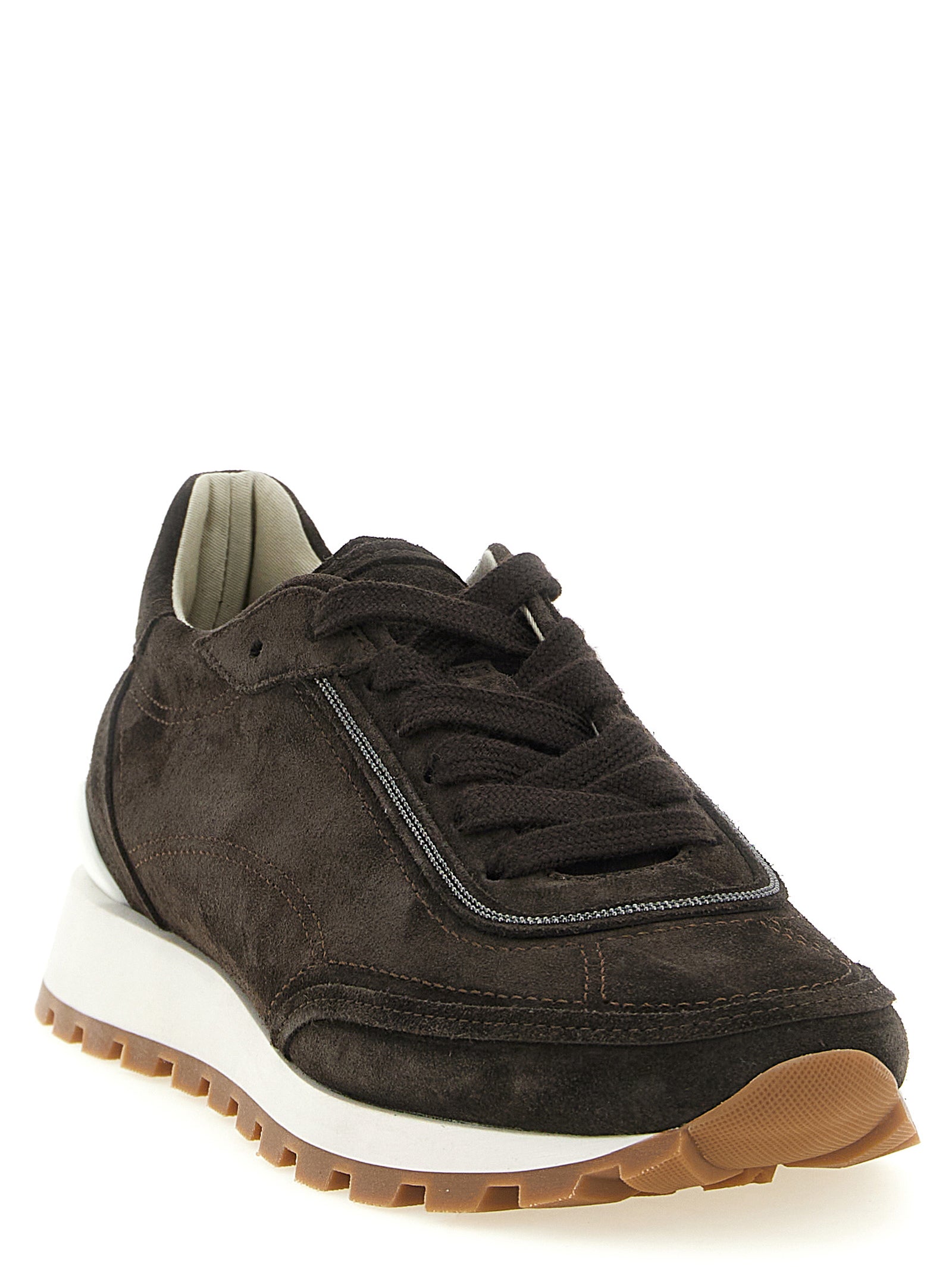 Brunello Cucinelli 'Monile' Suede Sneakers