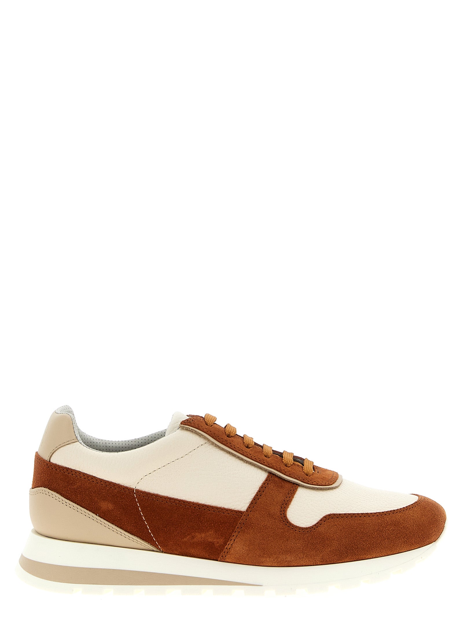 Brunello Cucinelli Leather Suede Sneakers