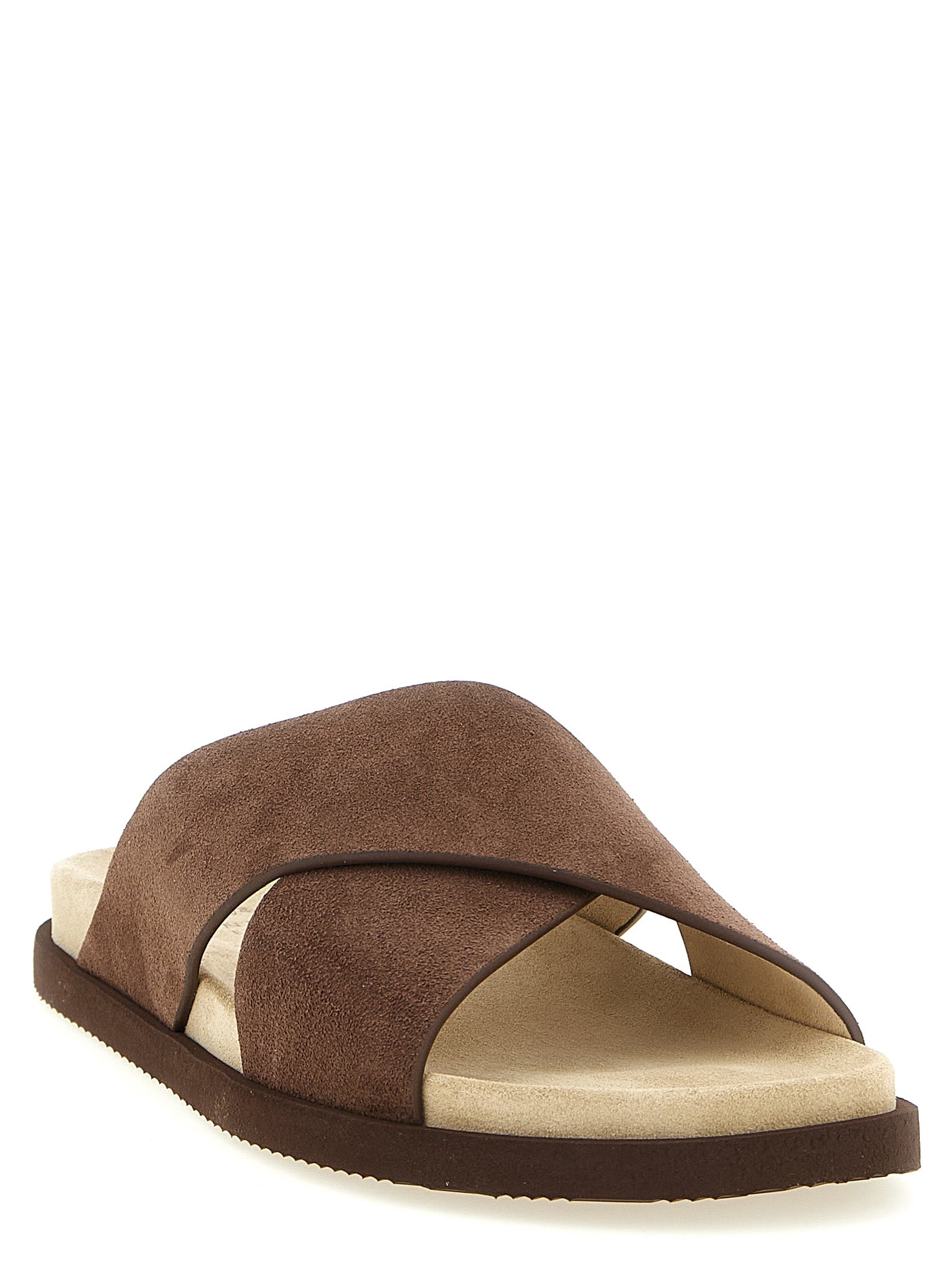 Brunello Cucinelli 'Crossover' Slides