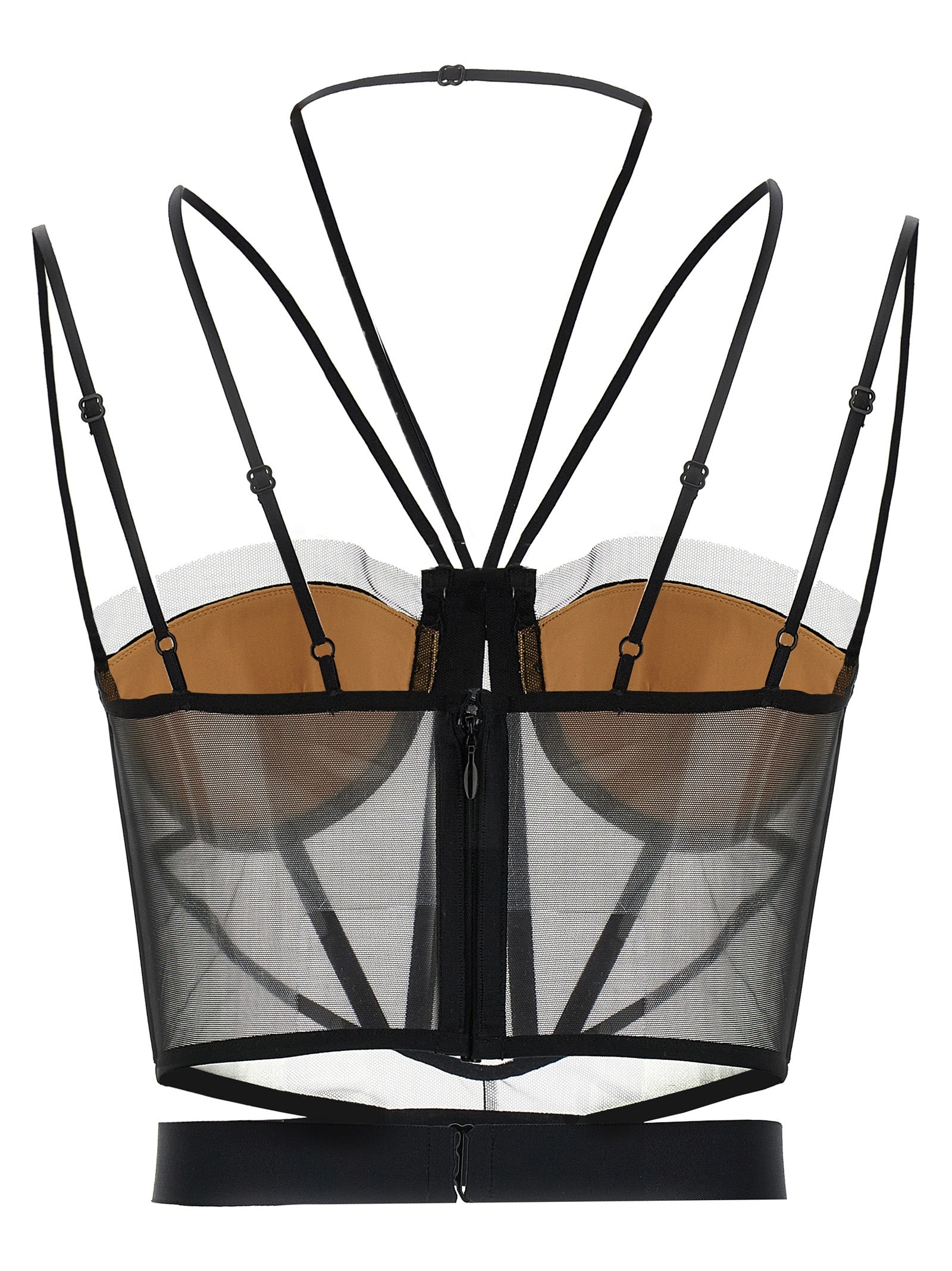 Nensi Dojaka 'Sheer Corset' Top