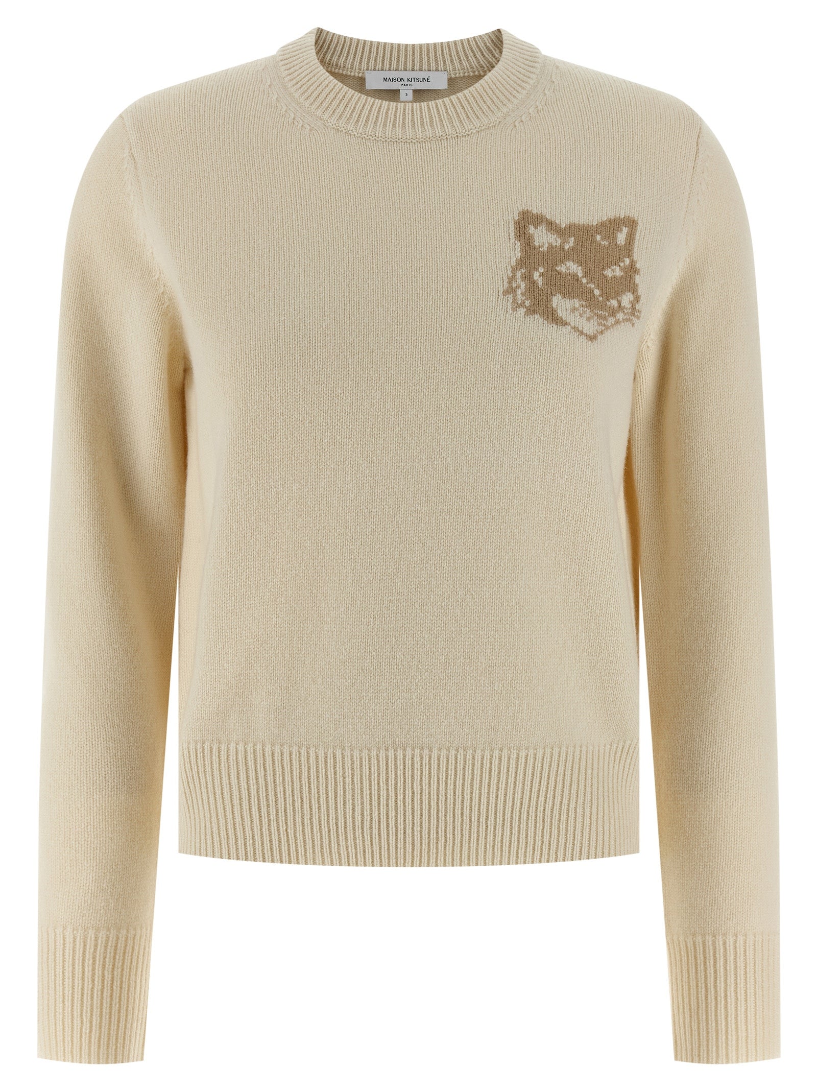 Maison Kitsune 'Fox Head' Sweater