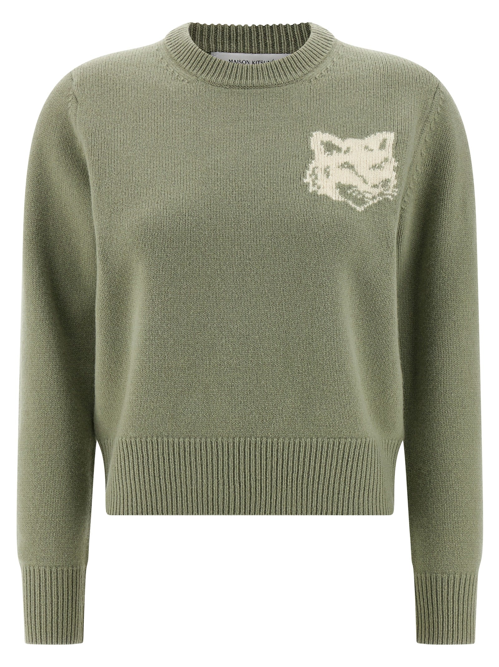 Maison Kitsune 'Fox Head' Sweater