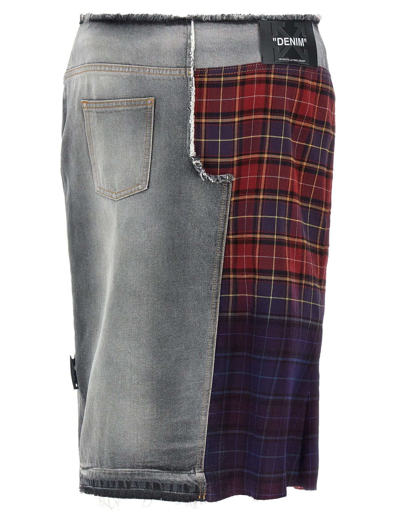 Off-White Patchwork Skirt