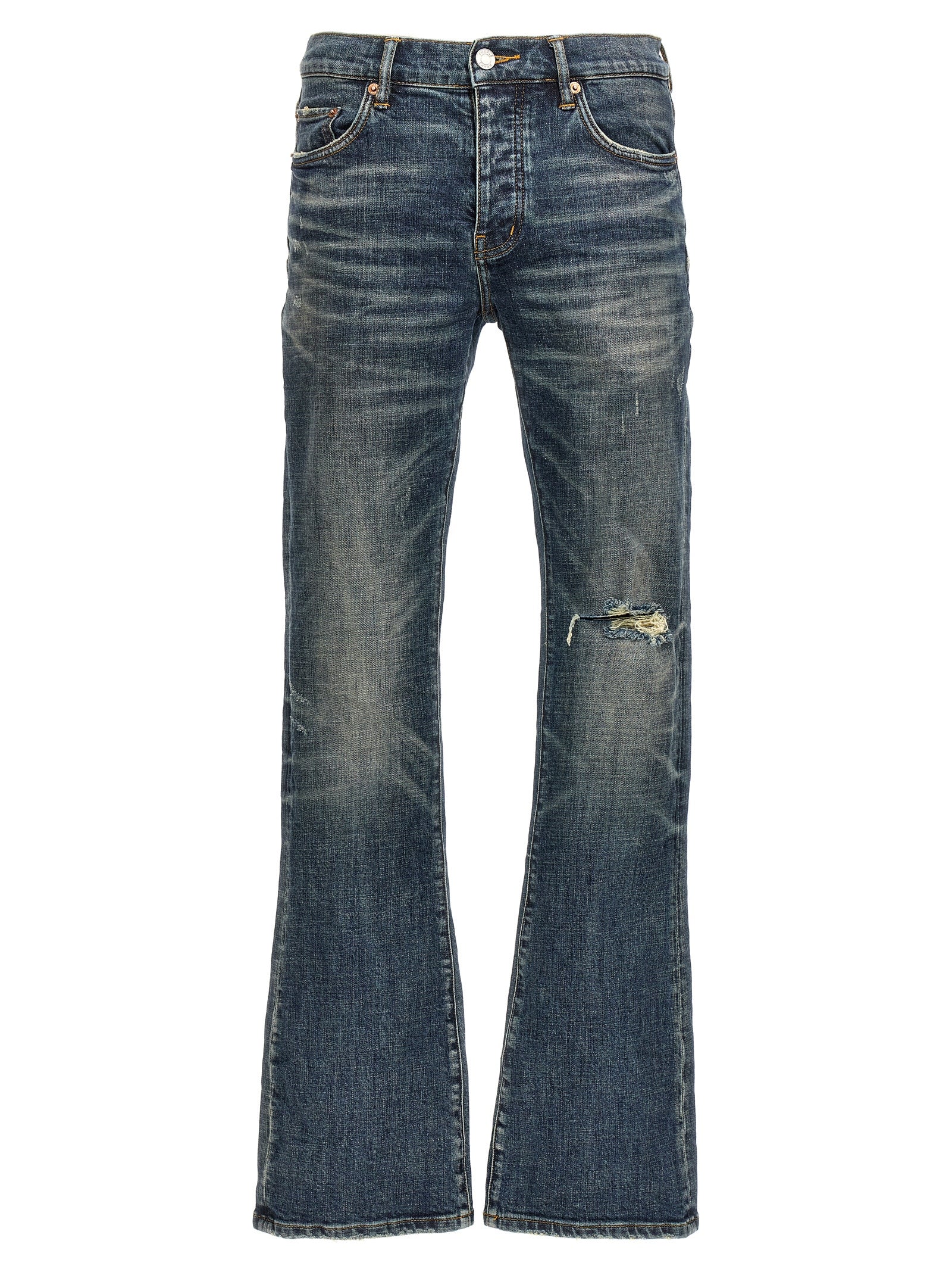 Purple '1 Year Dirty Fade' Jeans