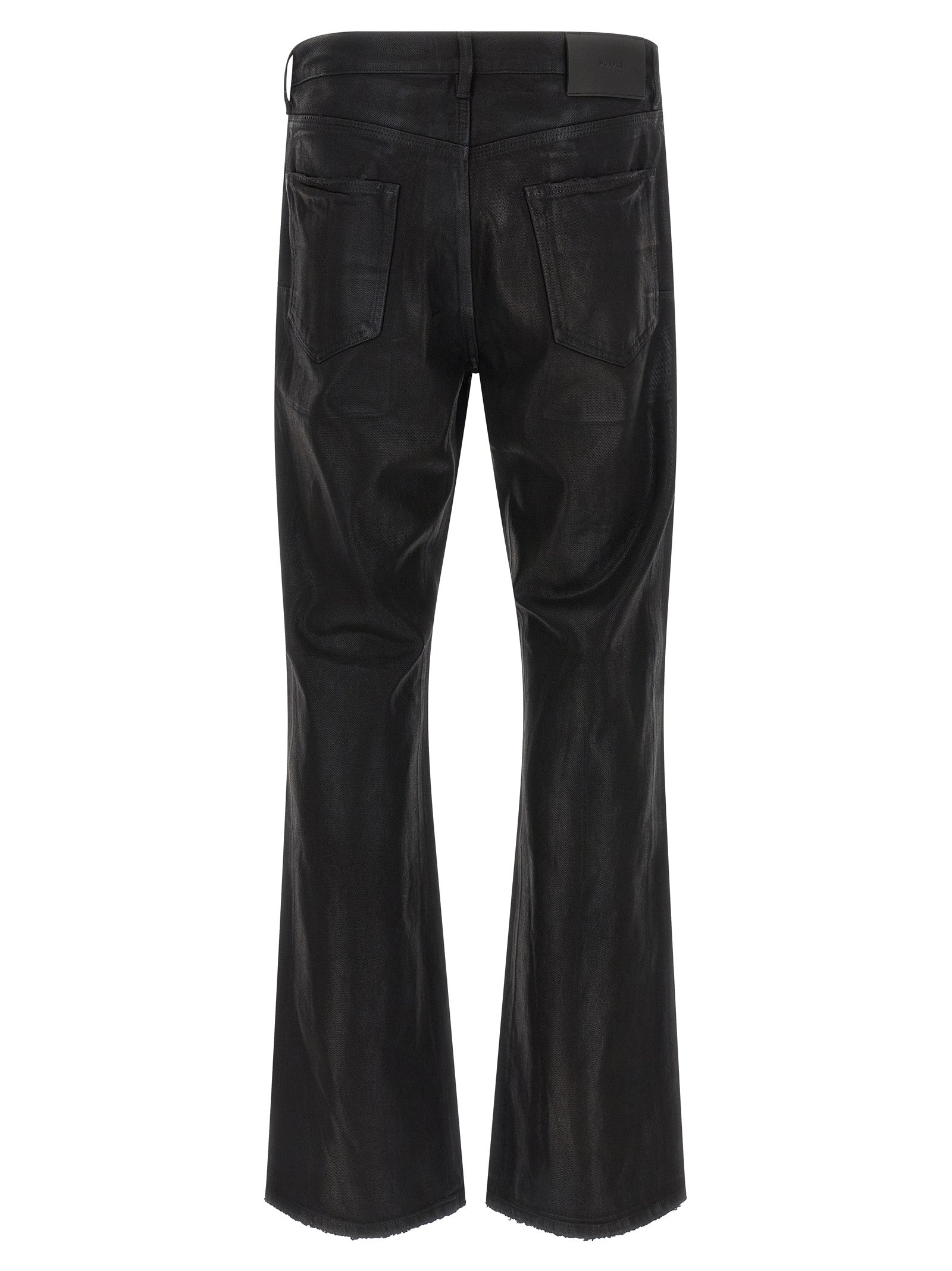 Purple 'P026 Rinsed Foil Boot' Jeans