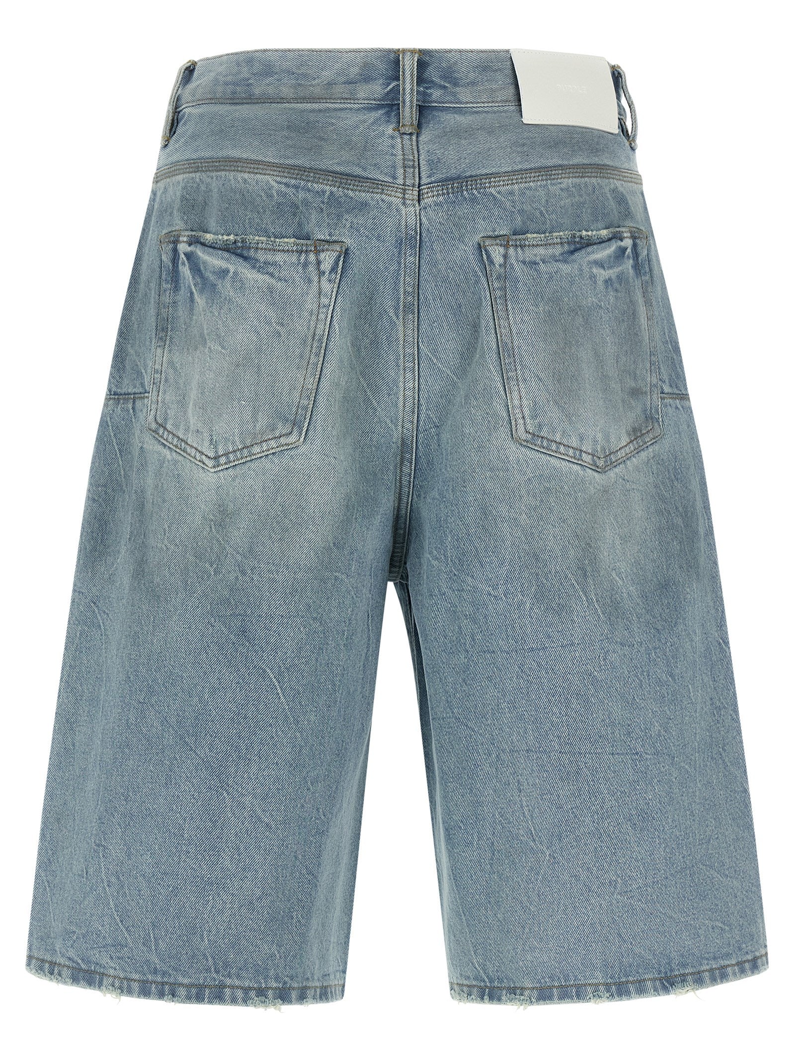 Purple 'P070 Vintage Dust Bowl' Bermuda Shorts