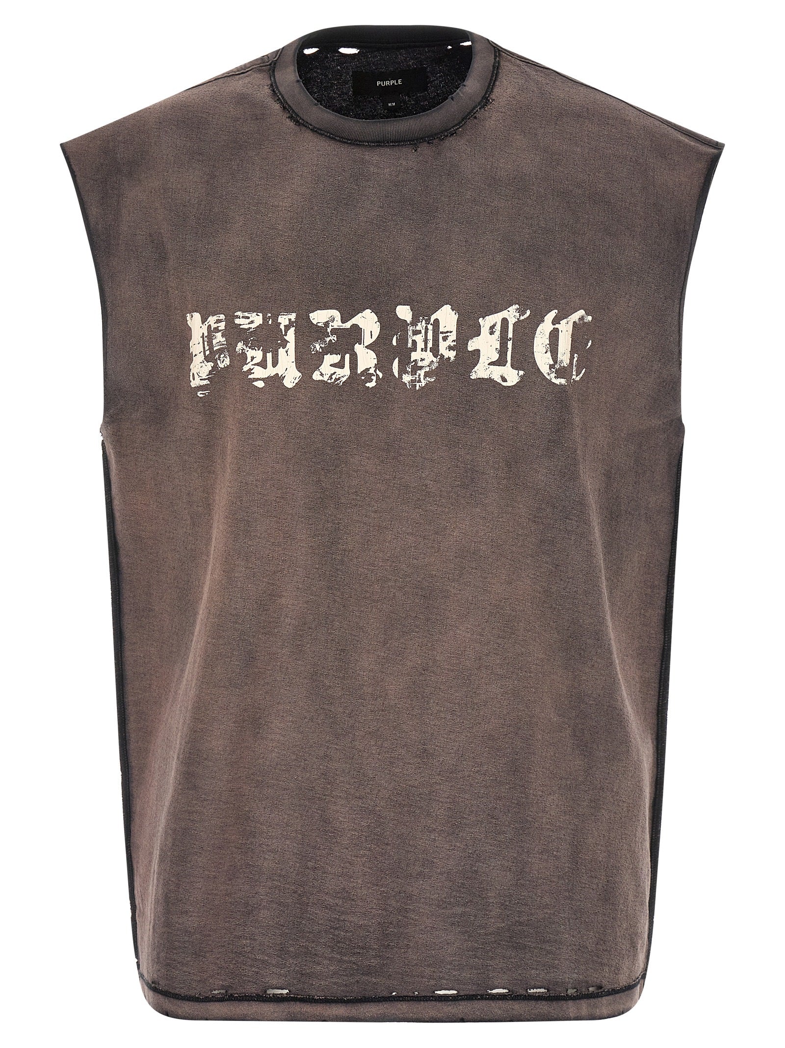 Purple 'Worn Gothic' Tank Top