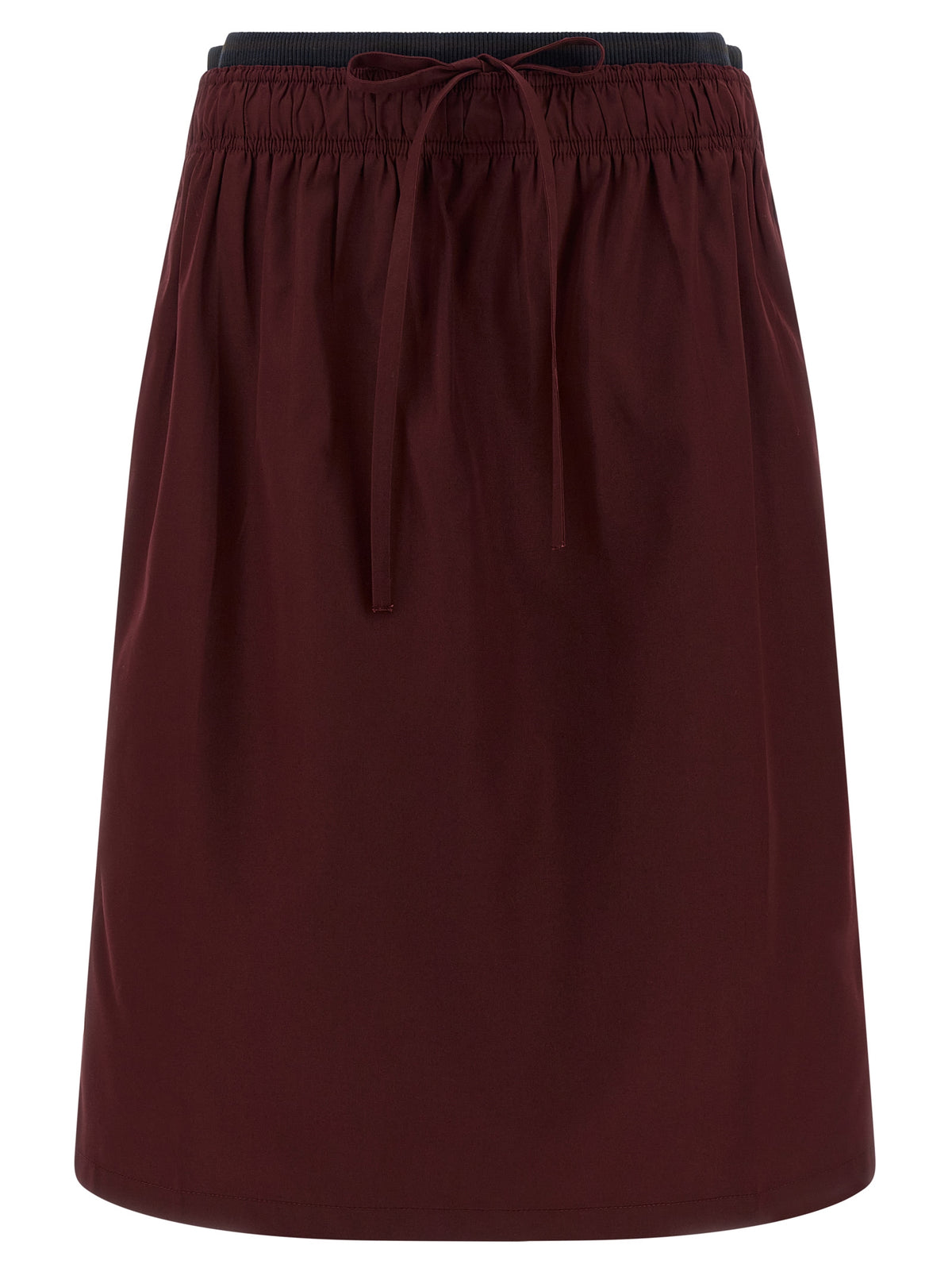 Prada Double Layer Elastic Skirt