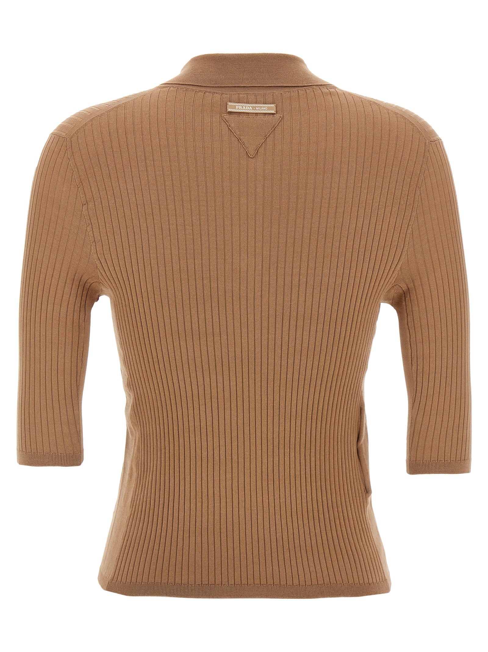 Prada Knitted Polo Shirt
