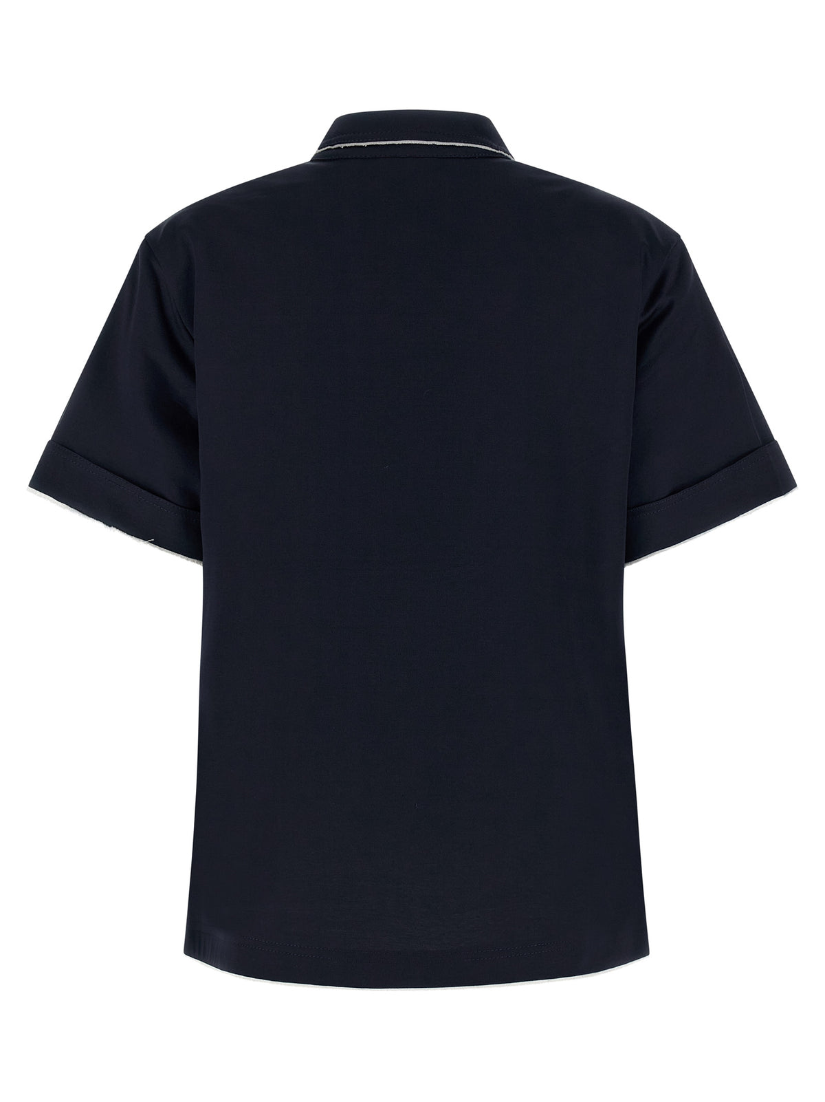 Prada Double-Layer Polo Shirt