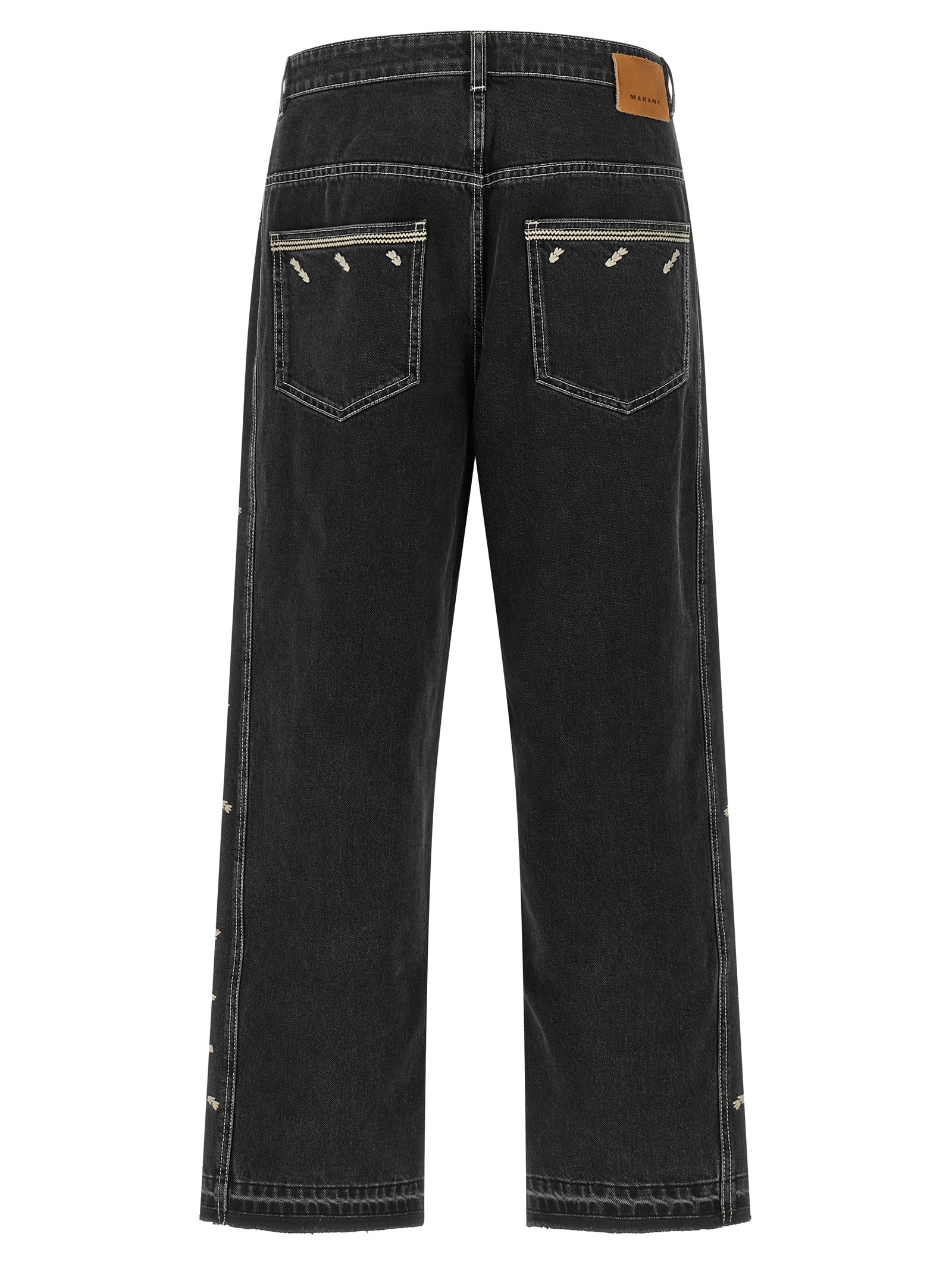 Marant 'Jorian' Jeans With Embroideries