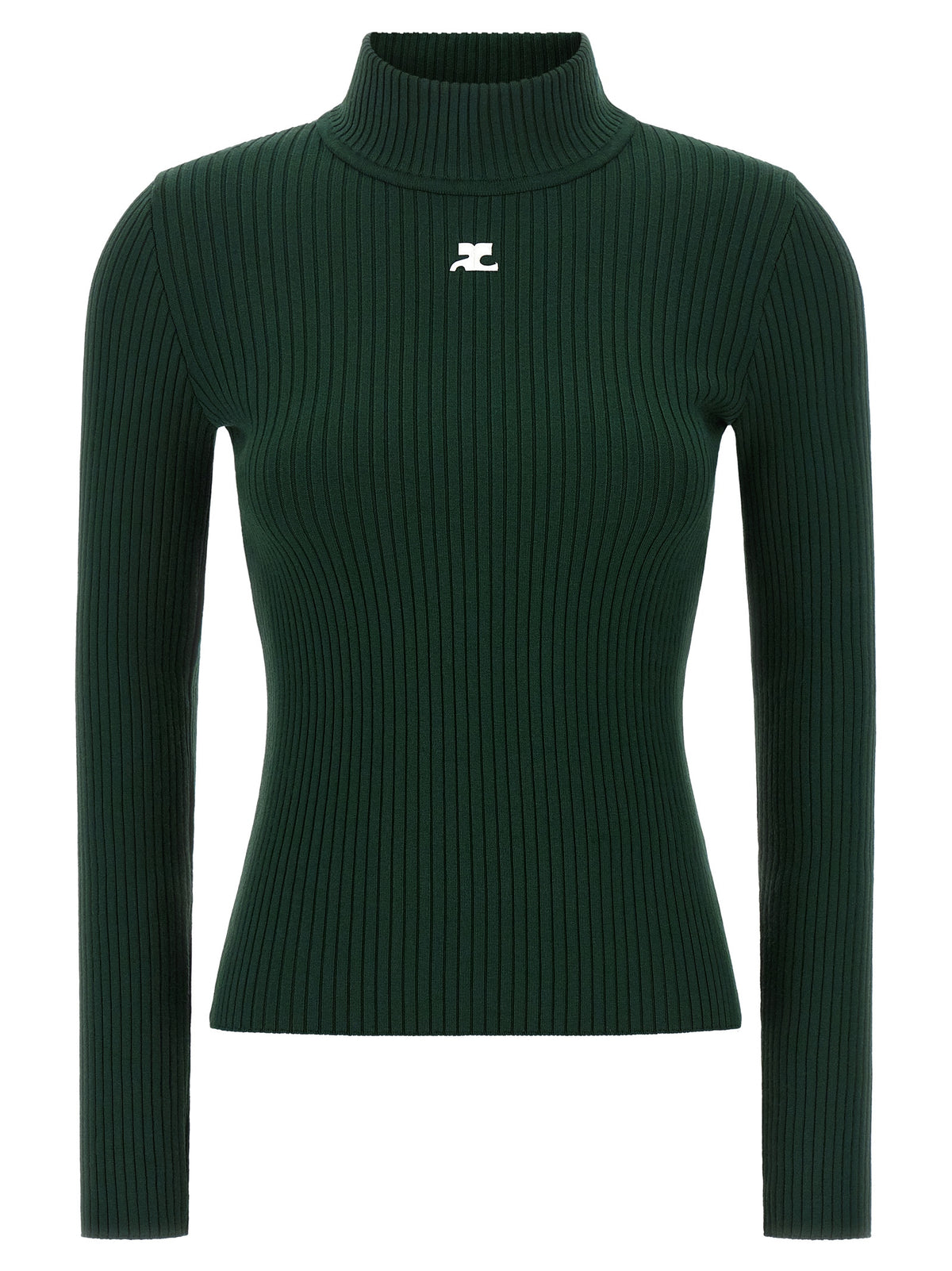 Courreges 'Reedition Rib Knit' Sweater