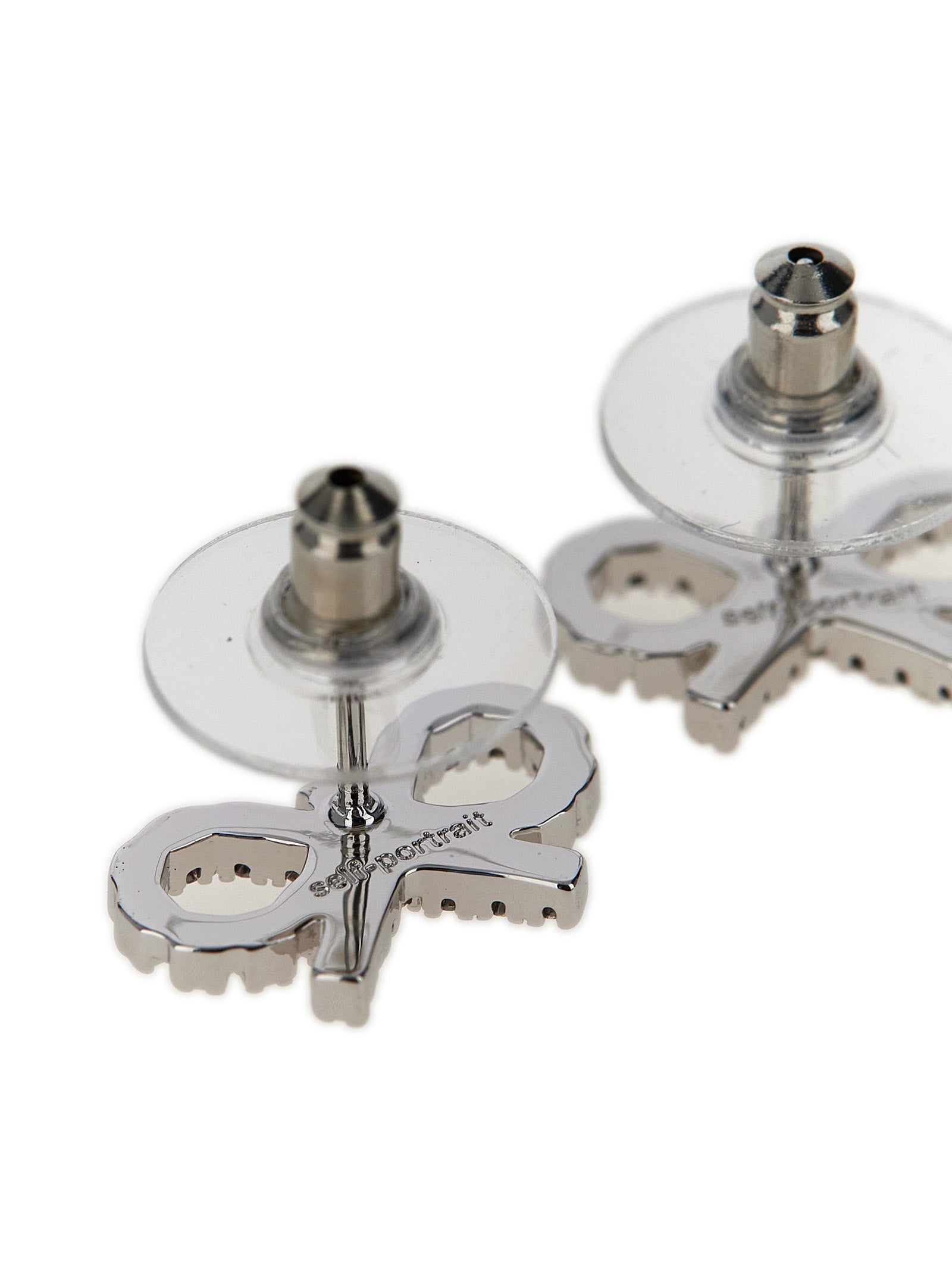 Self Portrait 'Micro Bow' Earrings