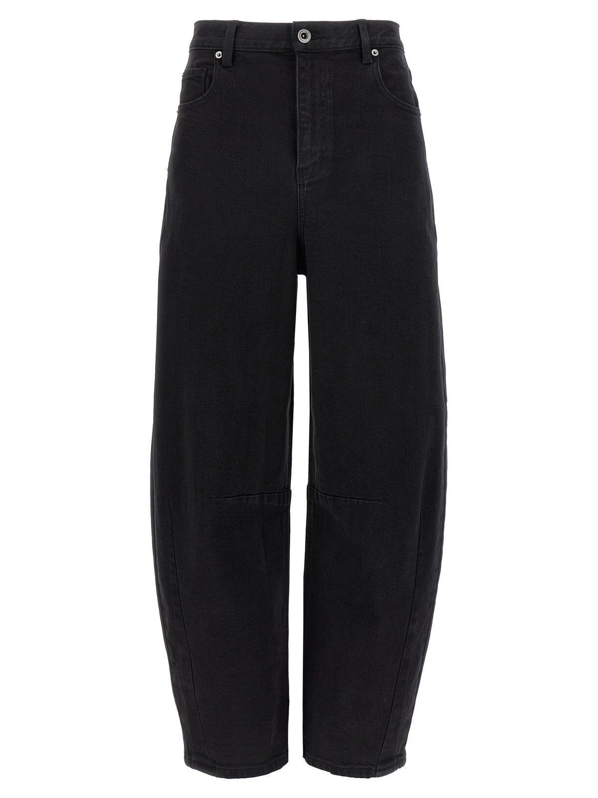 Self Portrait 'Black Barrel Leg' Jeans