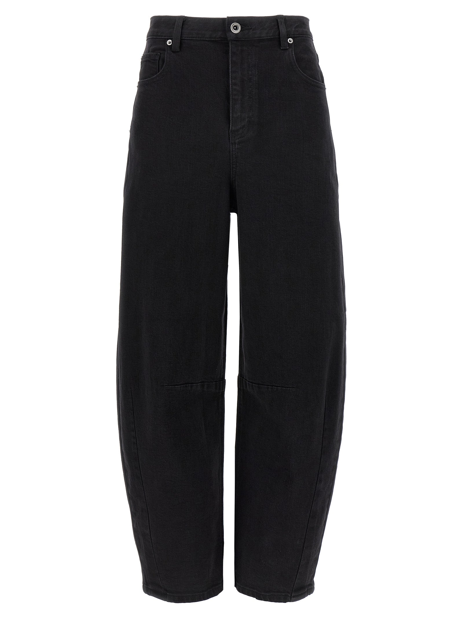 Self Portrait 'Black Barrel Leg' Jeans