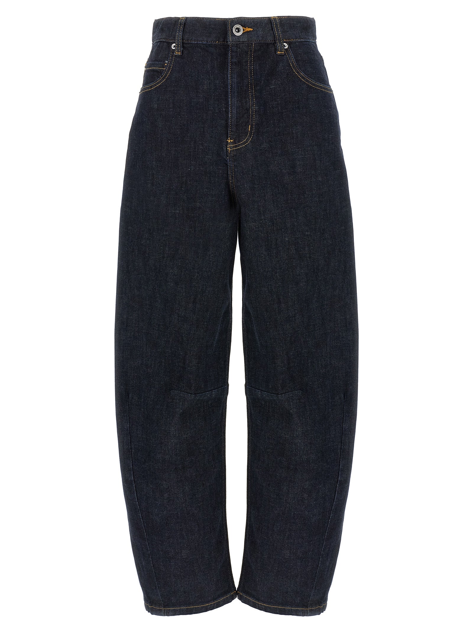 Self Portrait 'Indigo Barrel Leg' Jeans