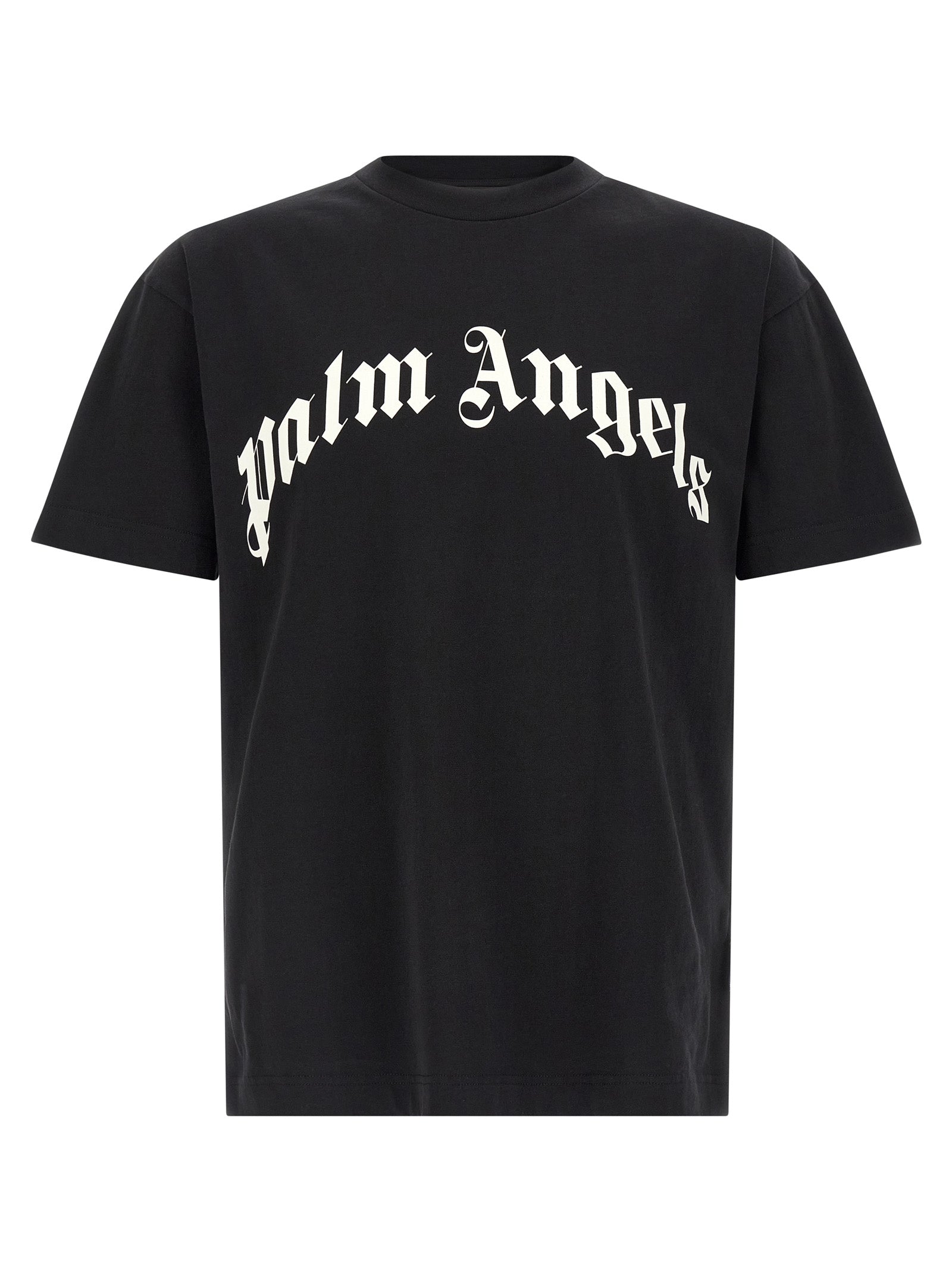 Palm Angels 'Curved Logo' T-Shirt