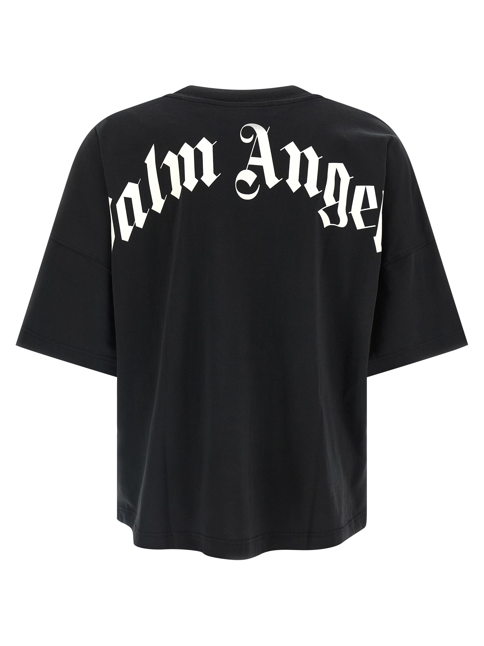 Palm Angels 'Back Curved Logo' T-Shirt