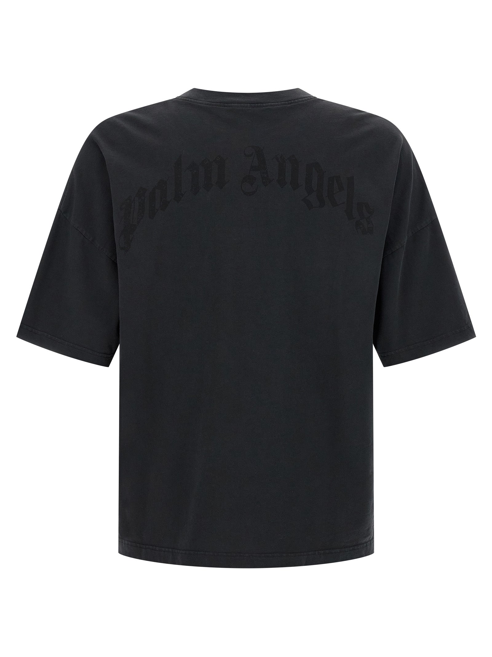 Palm Angels 'Curved Logo' T-Shirt