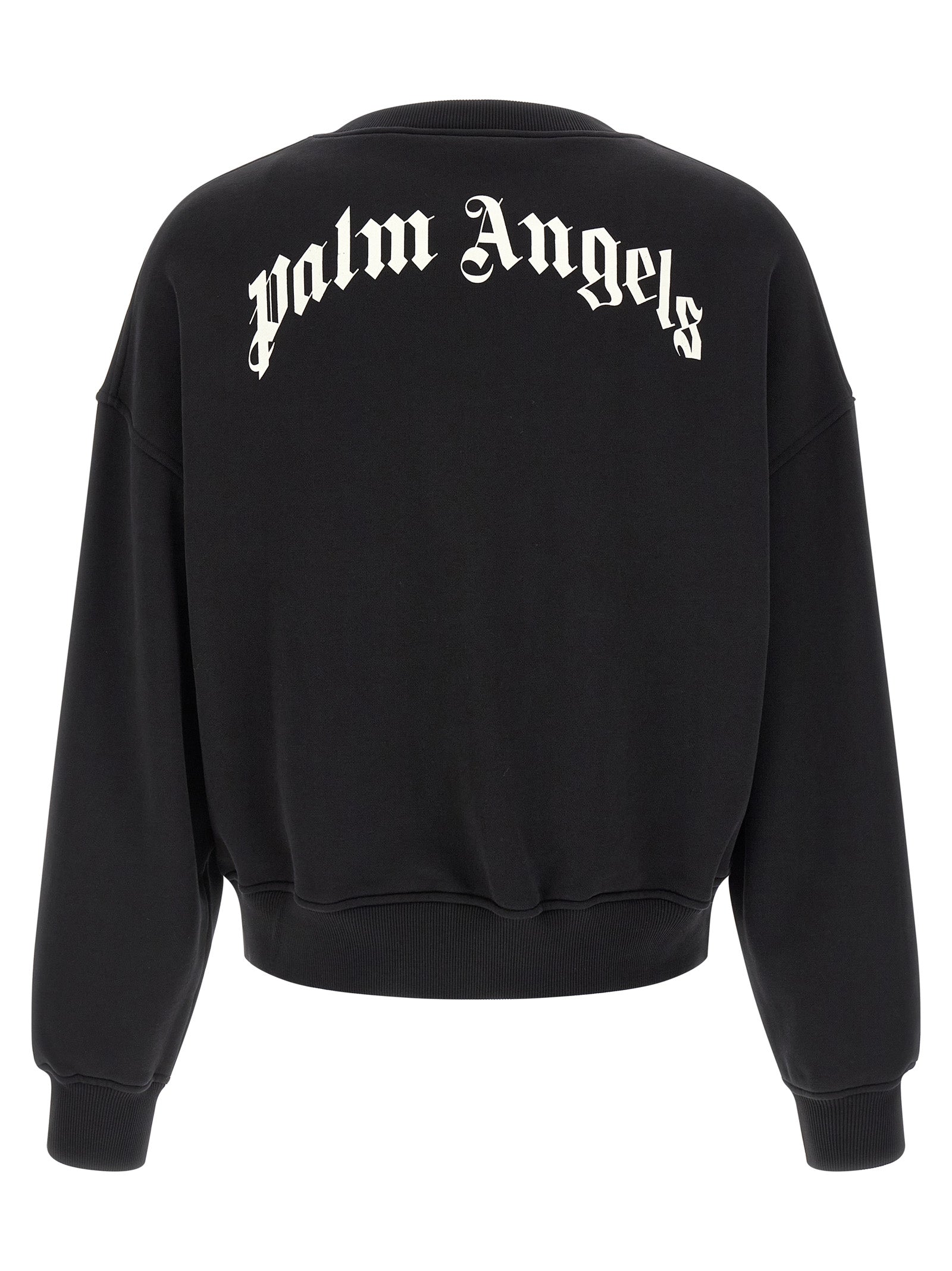 Palm Angels 'Back Curved Logo' Sweatshirt