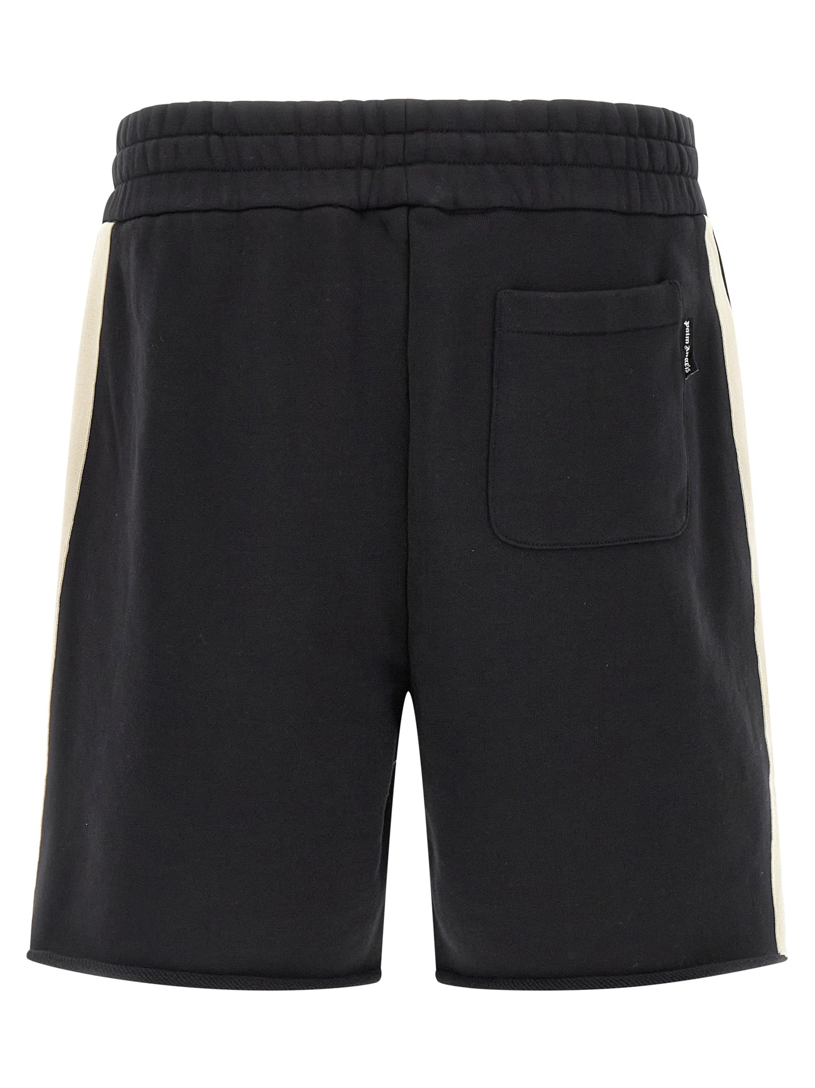 Palm Angels 'Curved Logo Track' Bermuda Shorts