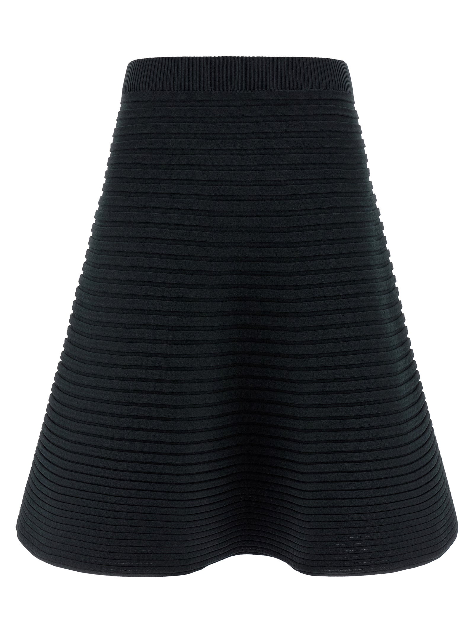 Pleats Please Issey Miyake 'Bounce Knit' Midi Skirt