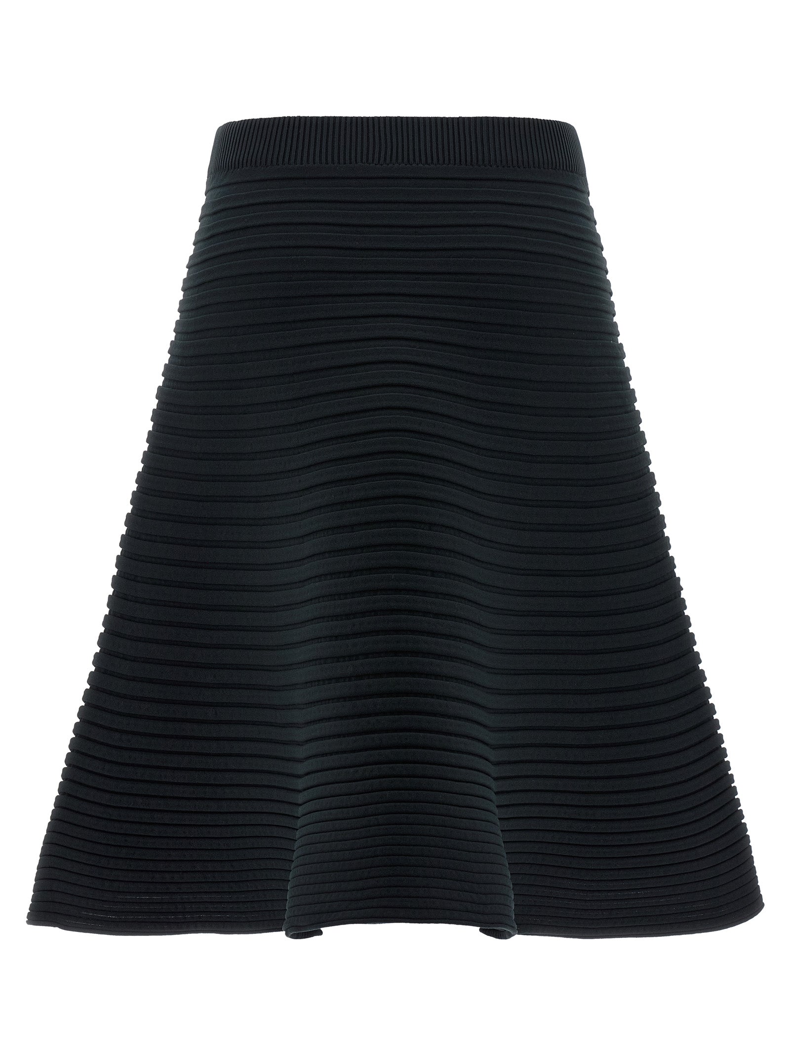 Pleats Please Issey Miyake 'Bounce Knit' Midi Skirt