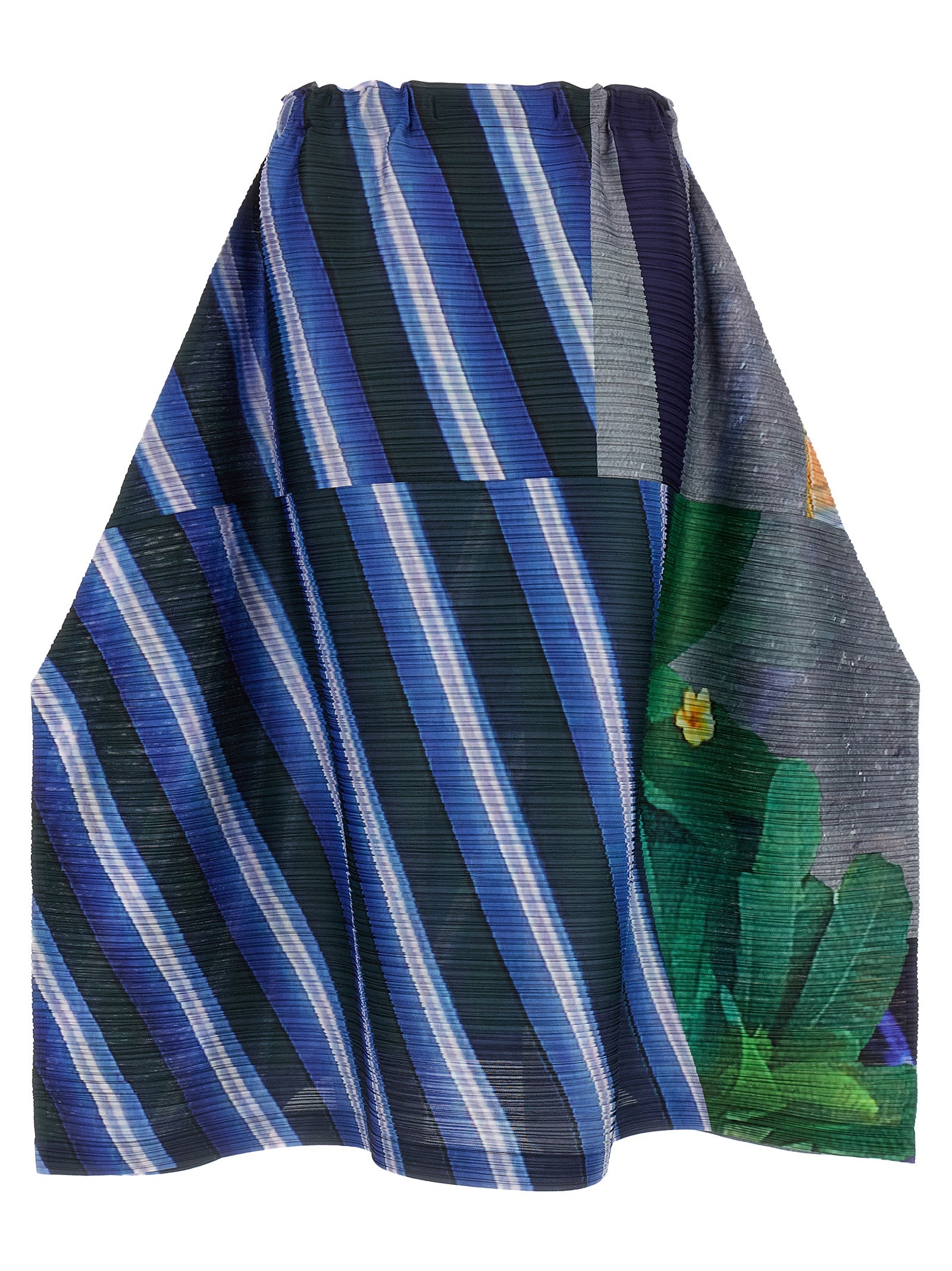 Pleats Please Issey Miyake 'City Collage' Skirt