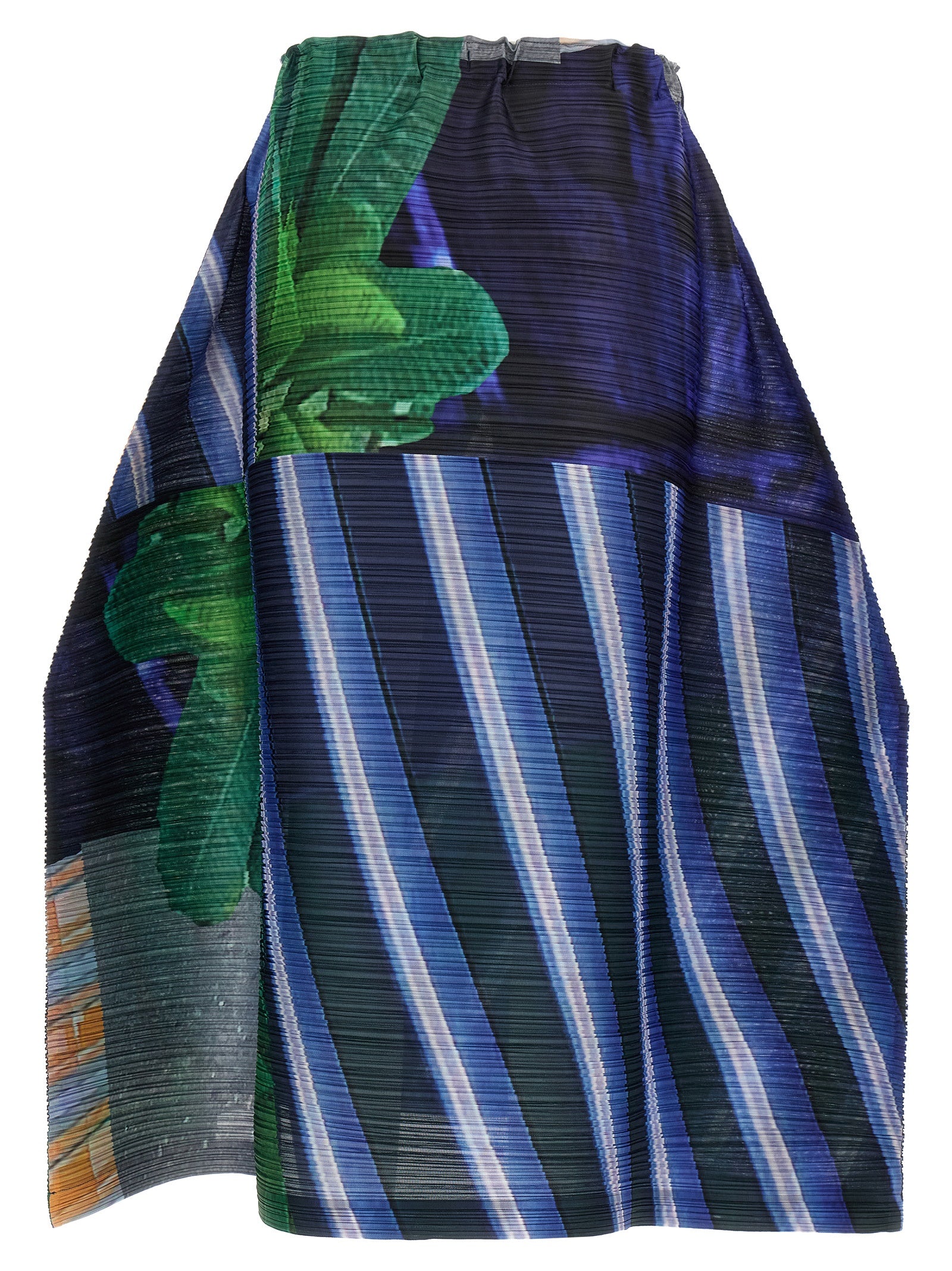 Pleats Please Issey Miyake 'City Collage' Skirt