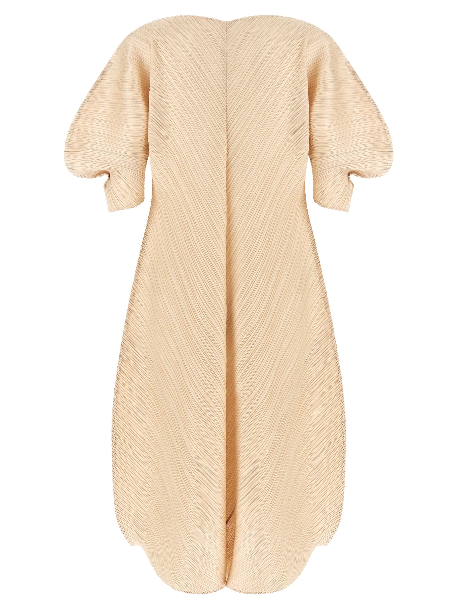 Pleats Please Issey Miyake Sculptural Sleeve Dress