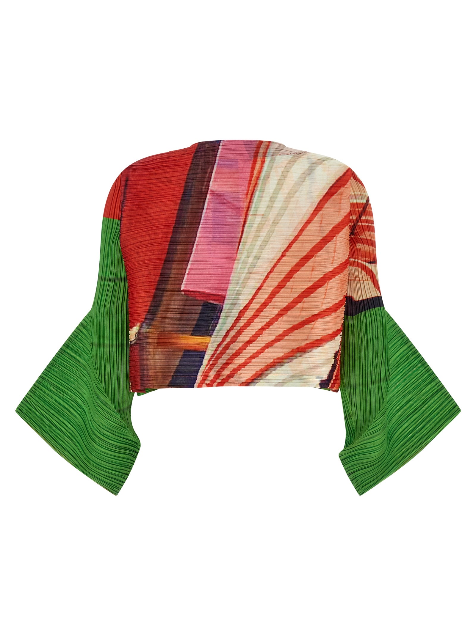 Pleats Please Issey Miyake 'City Collage' Cardigan