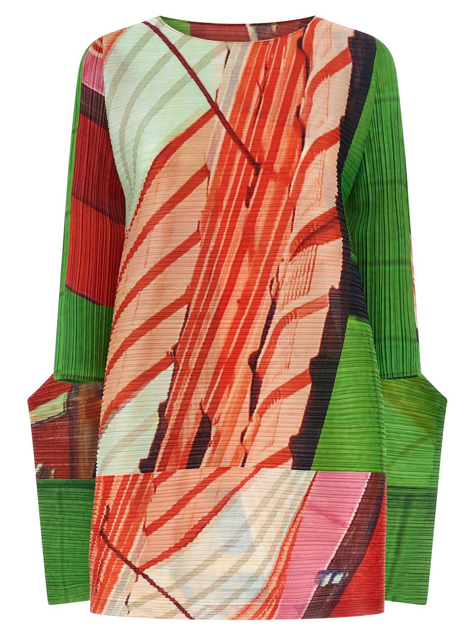 Pleats Please Issey Miyake 'City Collage' Dress