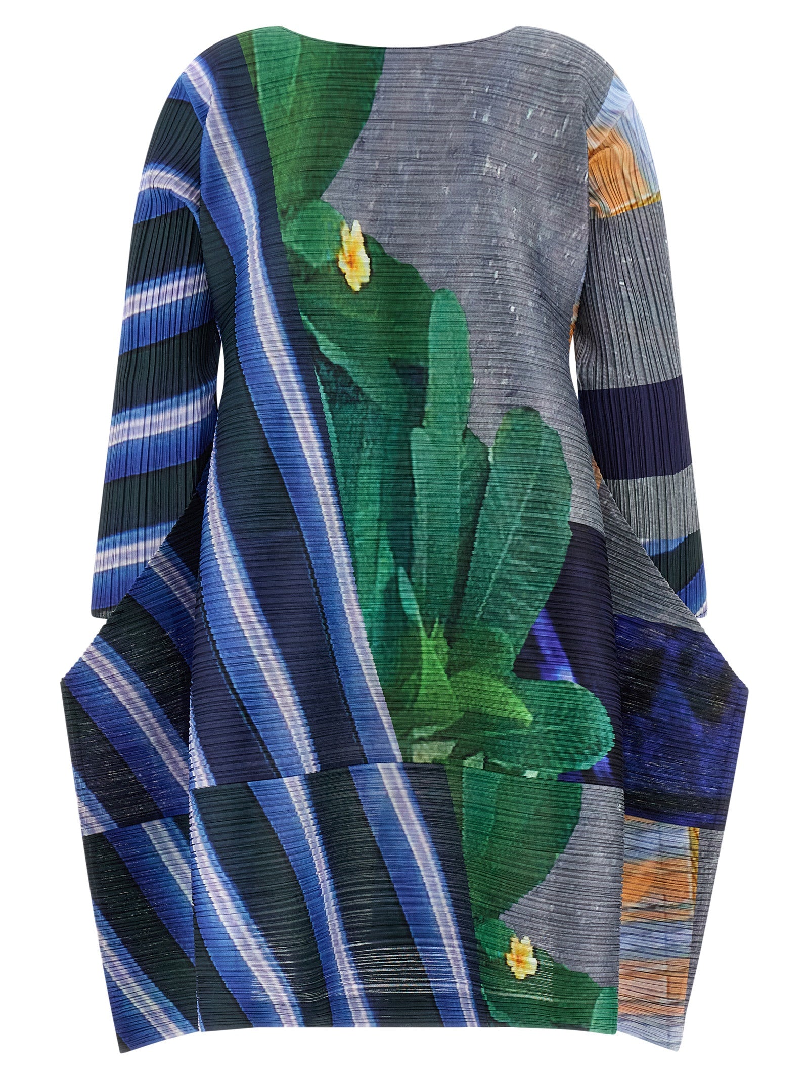 Pleats Please Issey Miyake 'City Collage' Dress