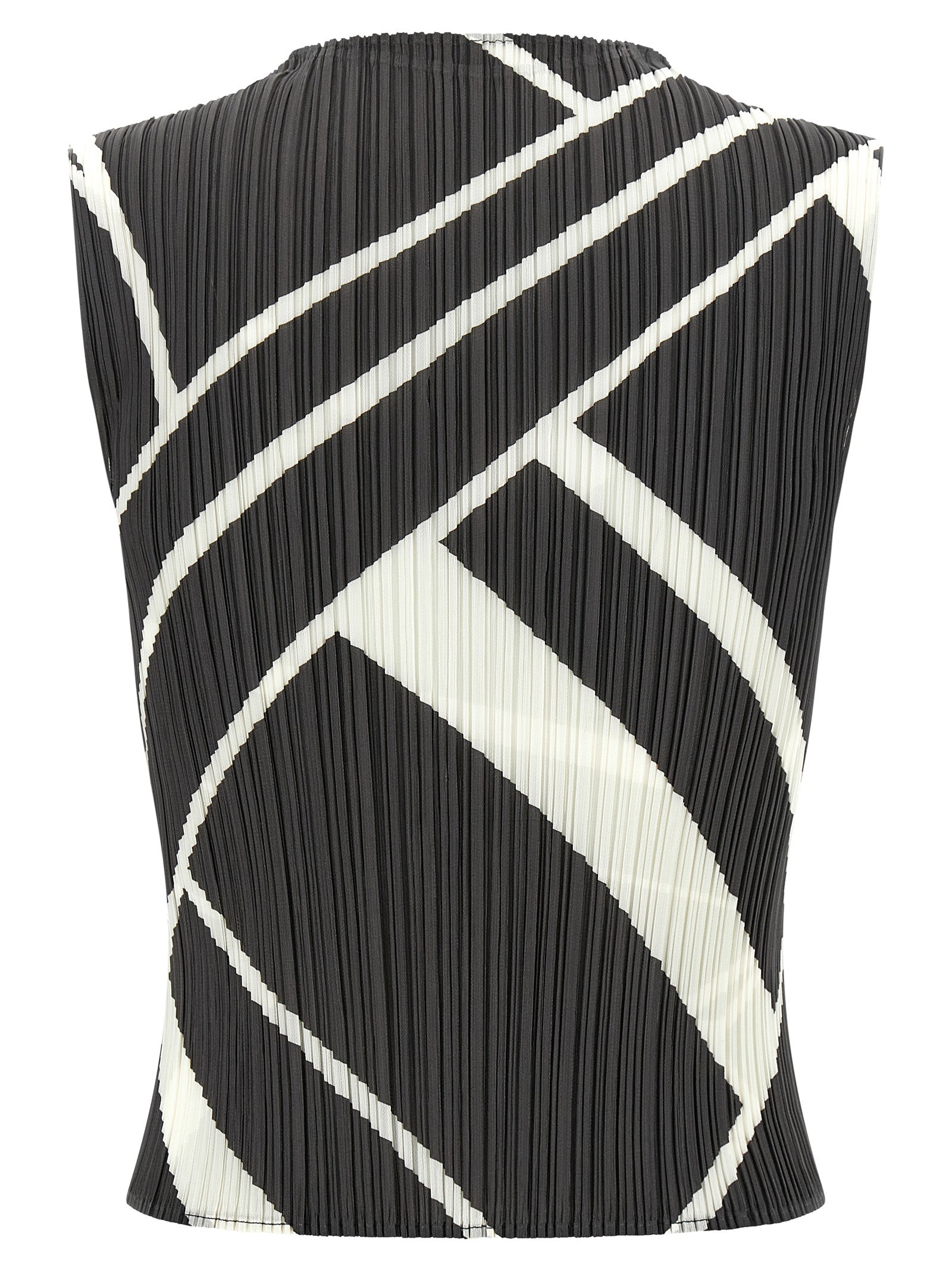 Pleats Please Issey Miyake 'Fold Line' Blouse