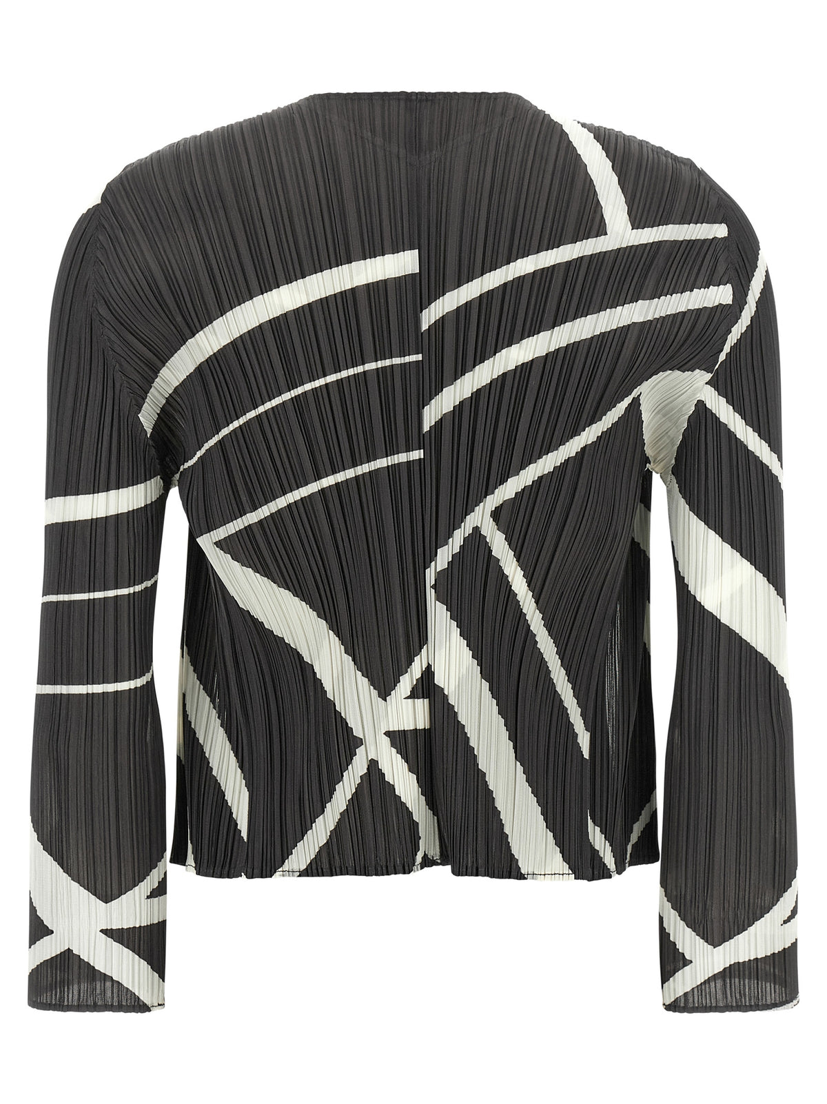 Pleats Please Issey Miyake 'Fold Line' Cardigan