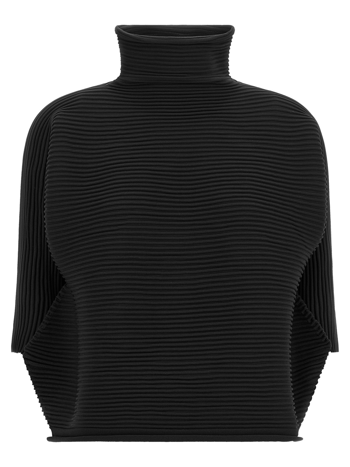 Pleats Please Issey Miyake 'Zig Zag Knit' Blouse