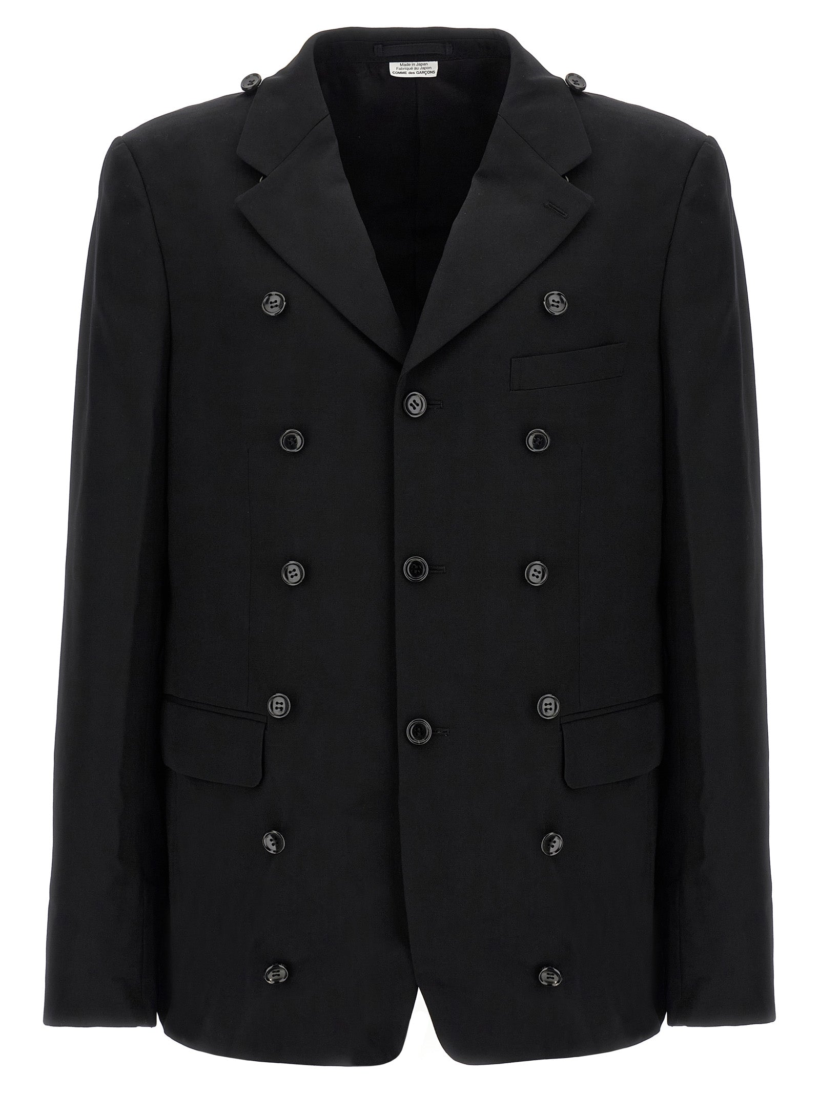 Comme Des Garçons Homme Plus Double Layer Blazer Coat