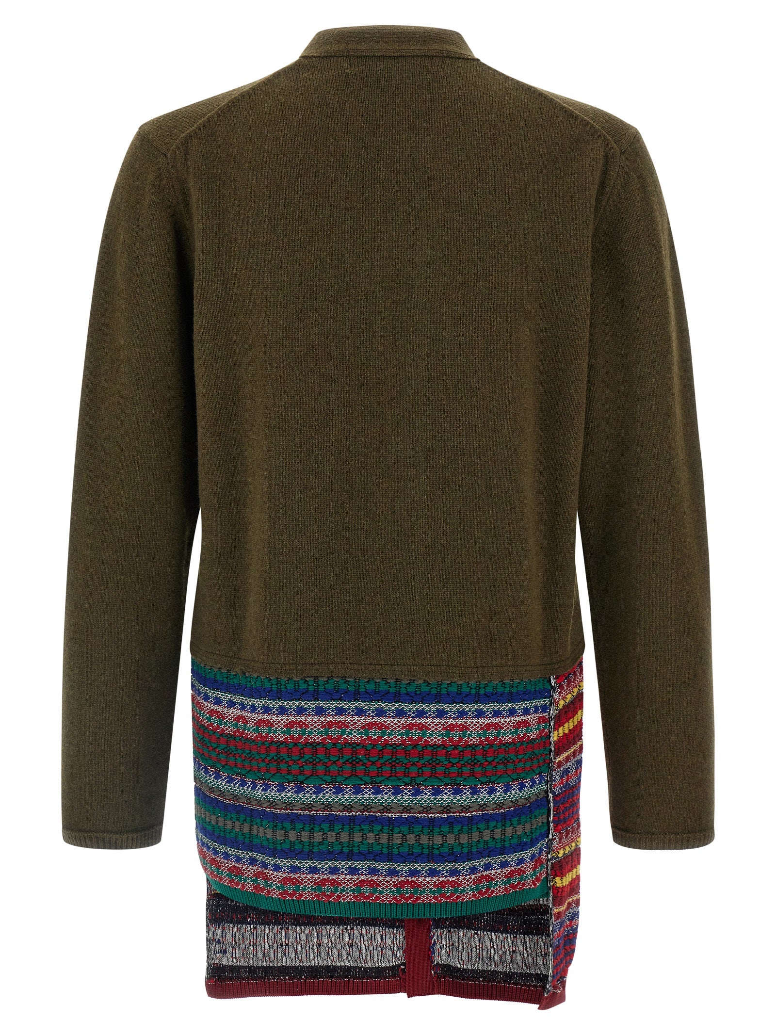 Comme Des Garçons Homme Plus Jacquard Insert Cardigan