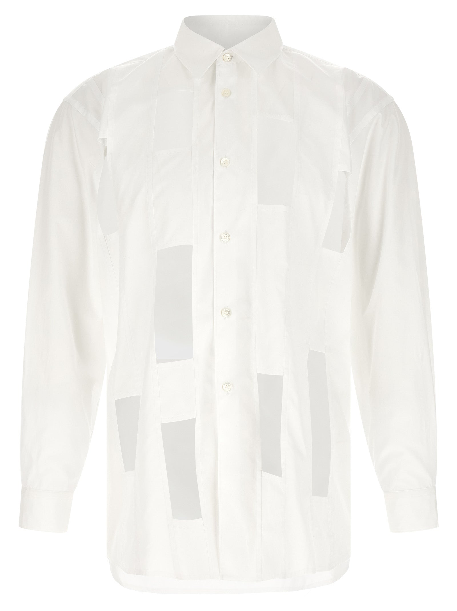 Comme Des Garçons Homme Plus Geometric Cut-Out Shirt