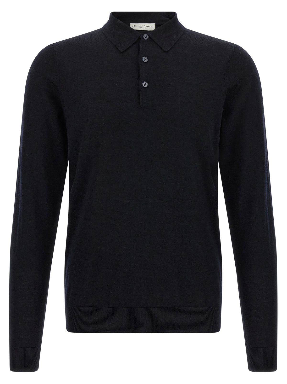 Larmeri Studio Merino Wool Polo Shirt
