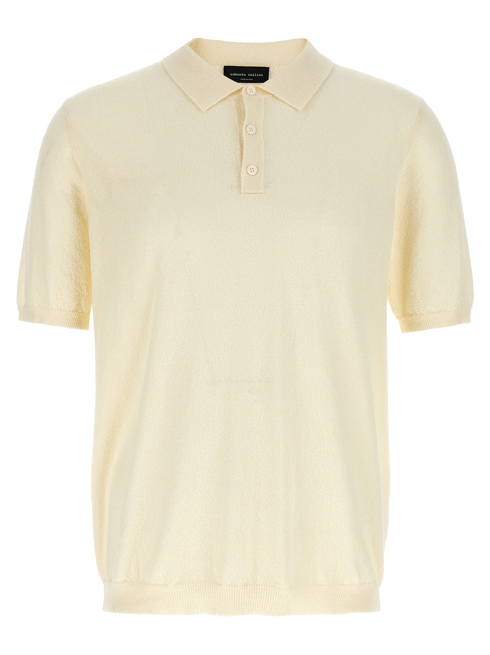 Roberto Collina Spongy Cotton Polo Shirt