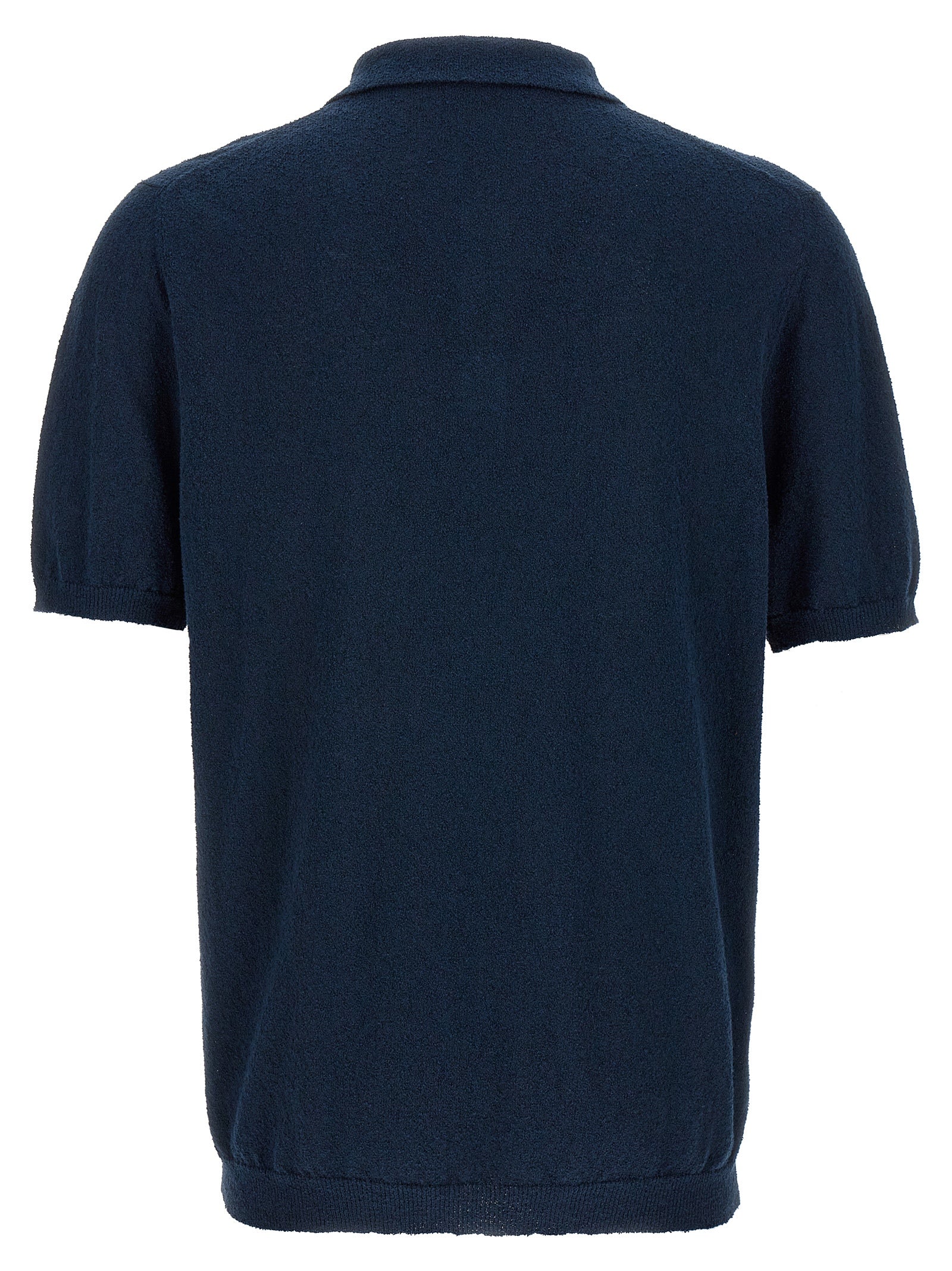 Roberto Collina Spongy Cotton Polo Shirt