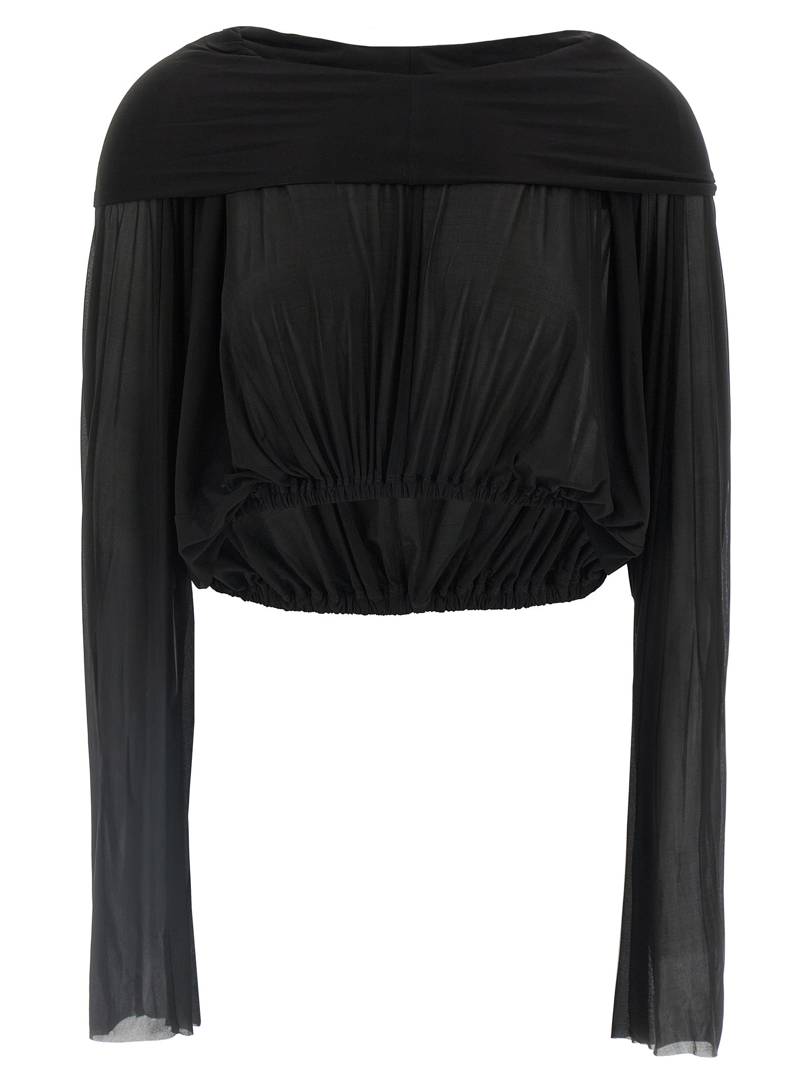 Rick Owens 'Crooped Hooded Tunic' Sweater