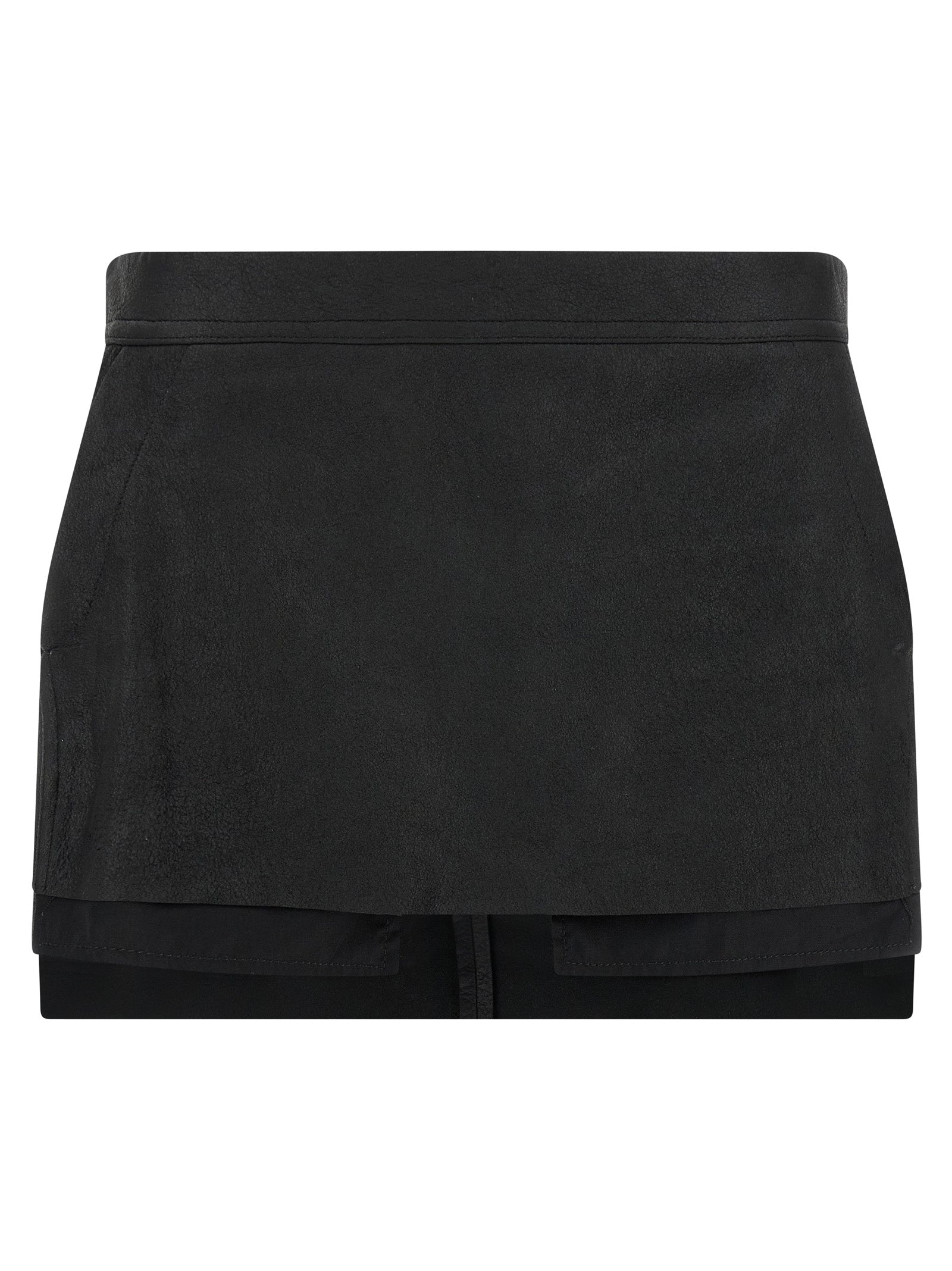 Rick Owens 'Fog Cutdff' Mini Skirt