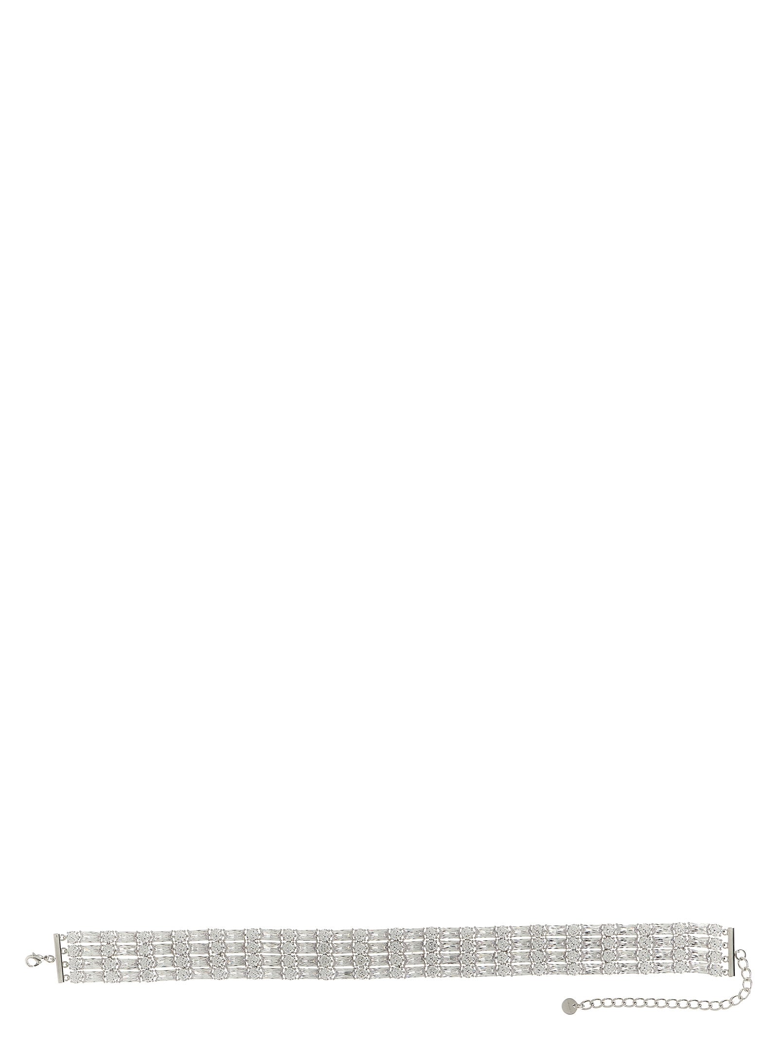 Self Portrait 'Silver Crystal' Necklace