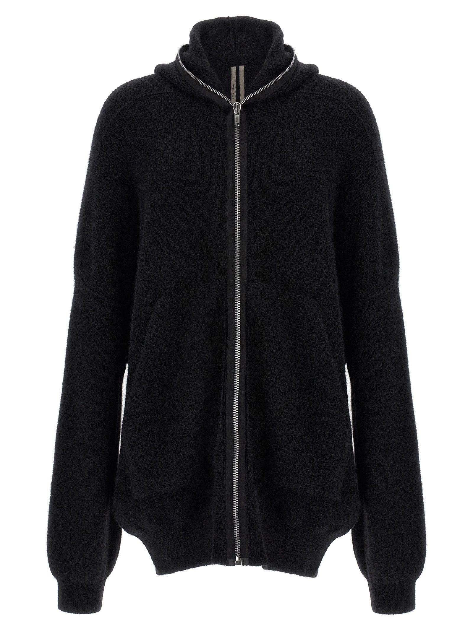 Rick Owens Hooded Wool Cardigan