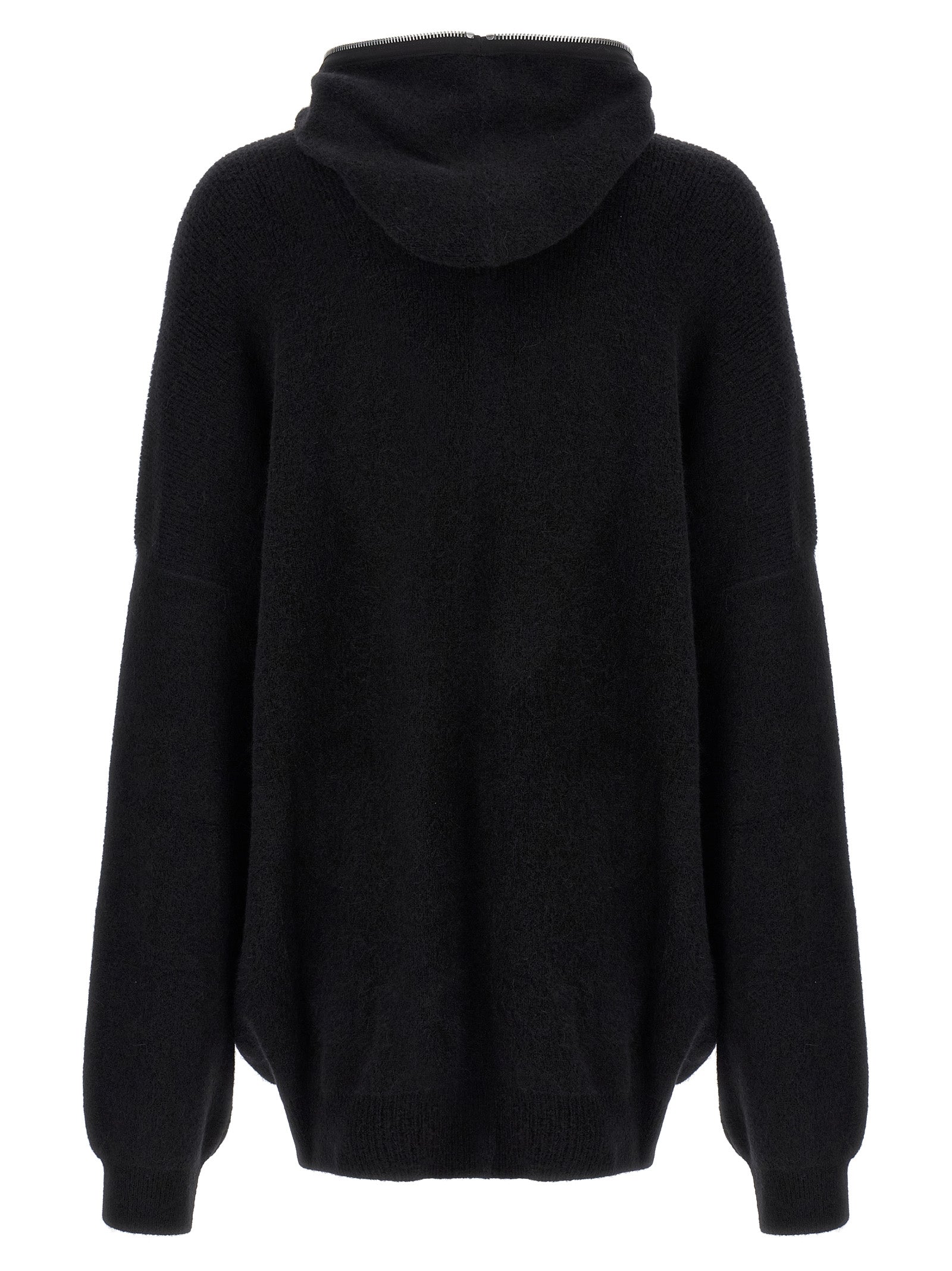 Rick Owens Hooded Wool Cardigan