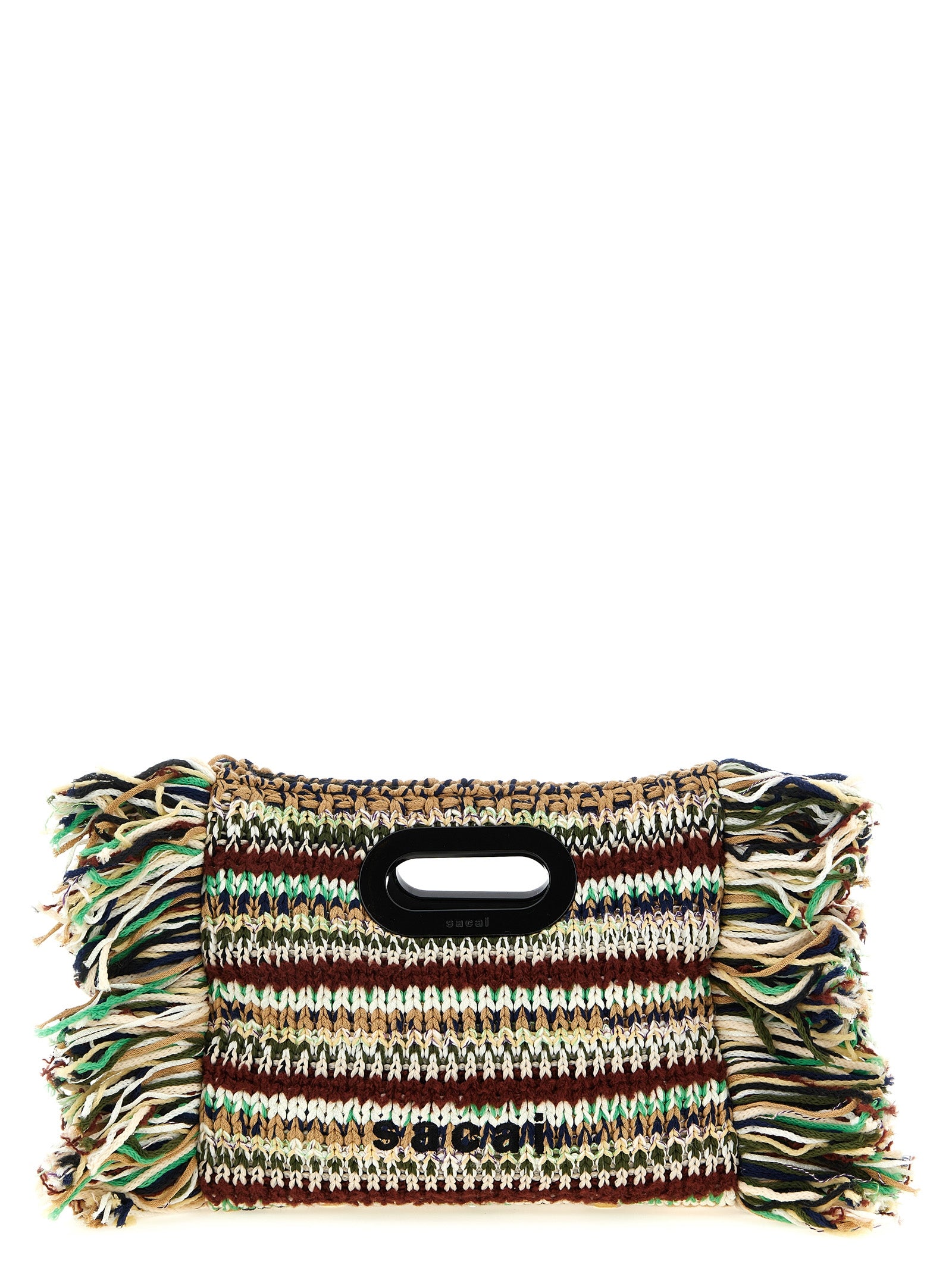 Sacai Small Fringe Shopping Bag